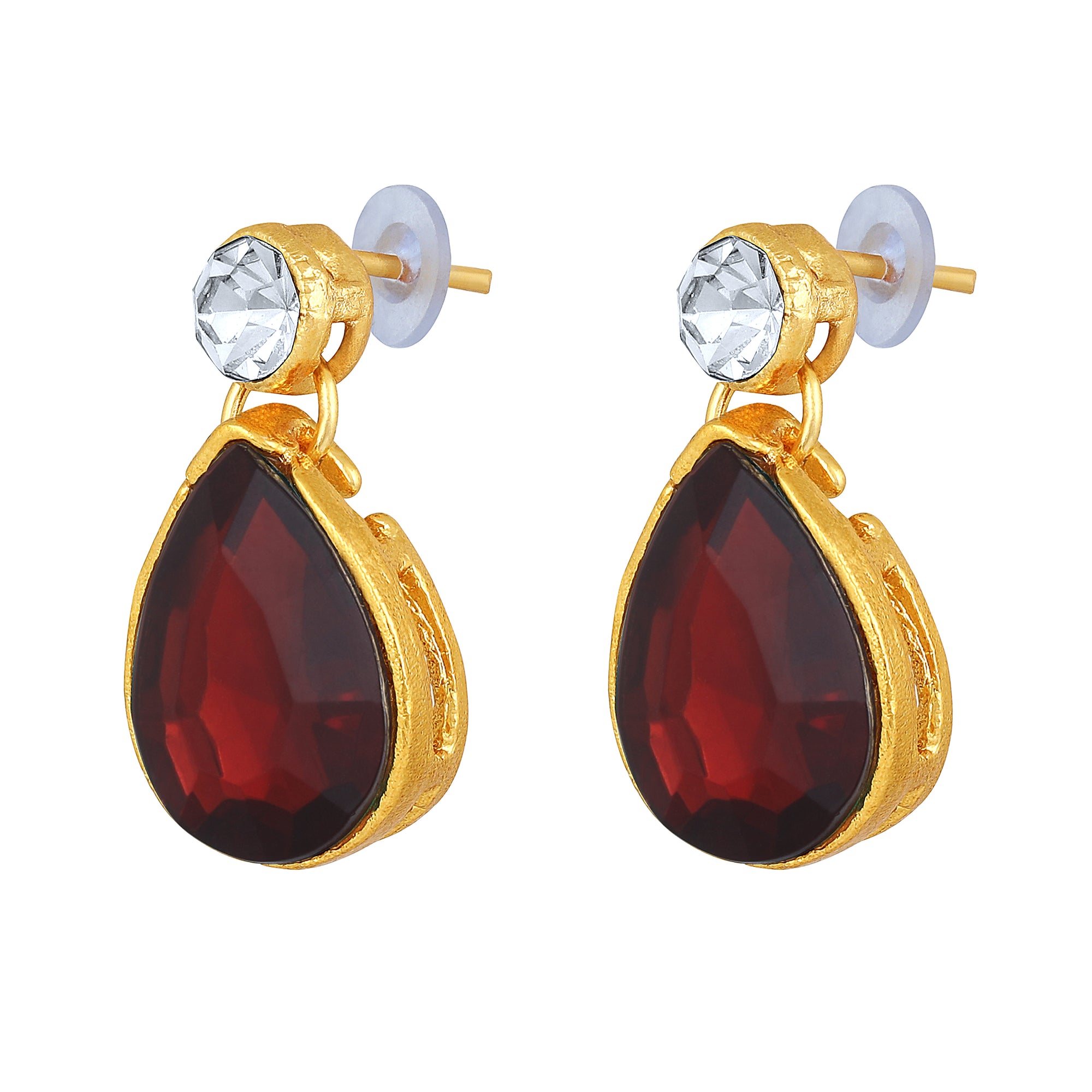 Green and White Ethnic Necklace with Pair of Earrings