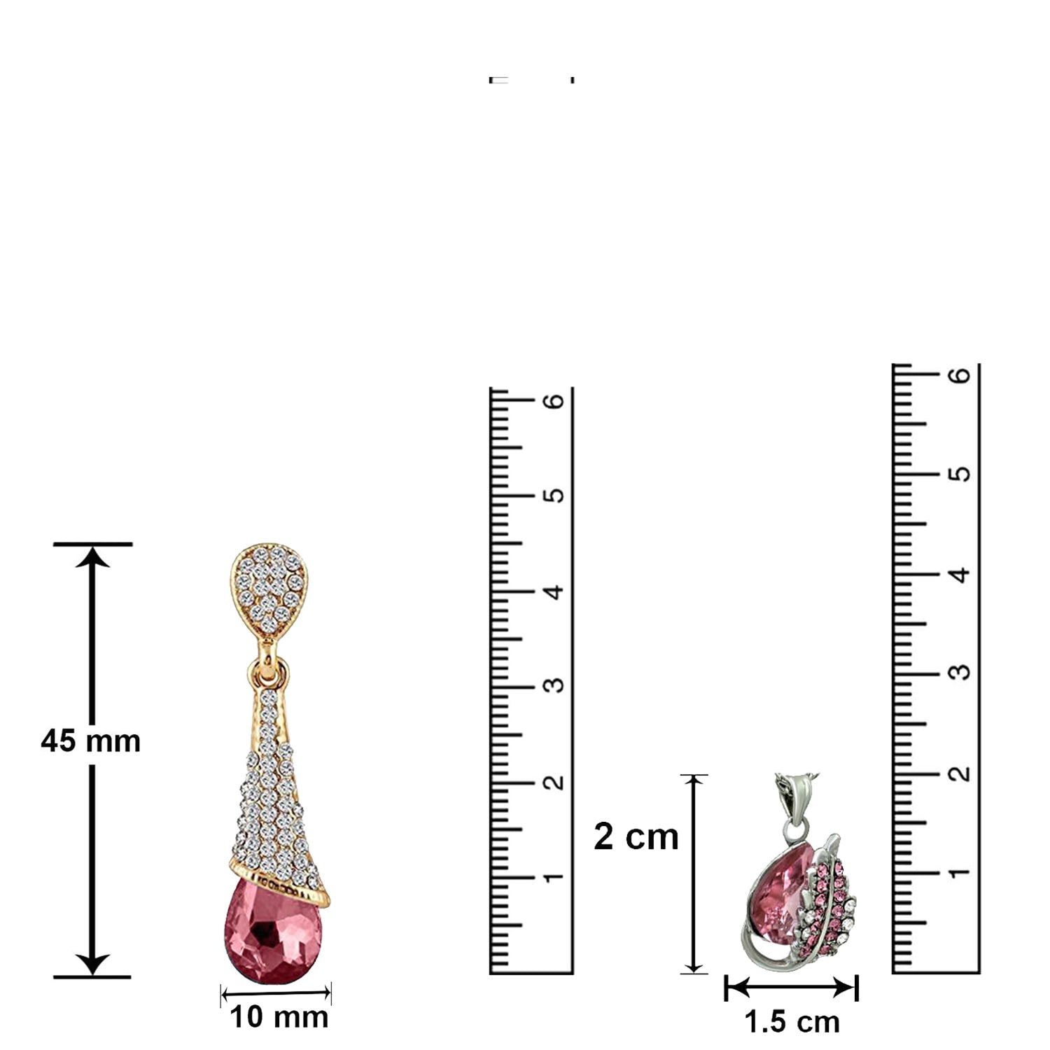 Alluring Pink Jewellery Combo