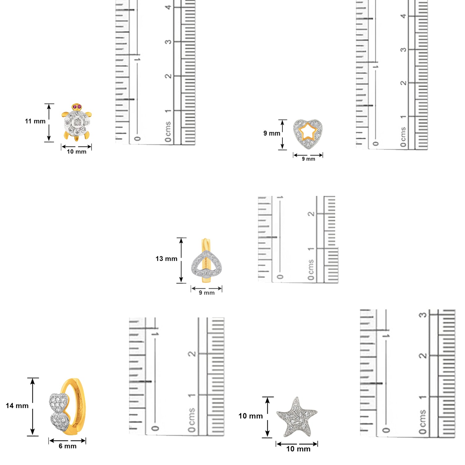 Decorative Earrings Combo