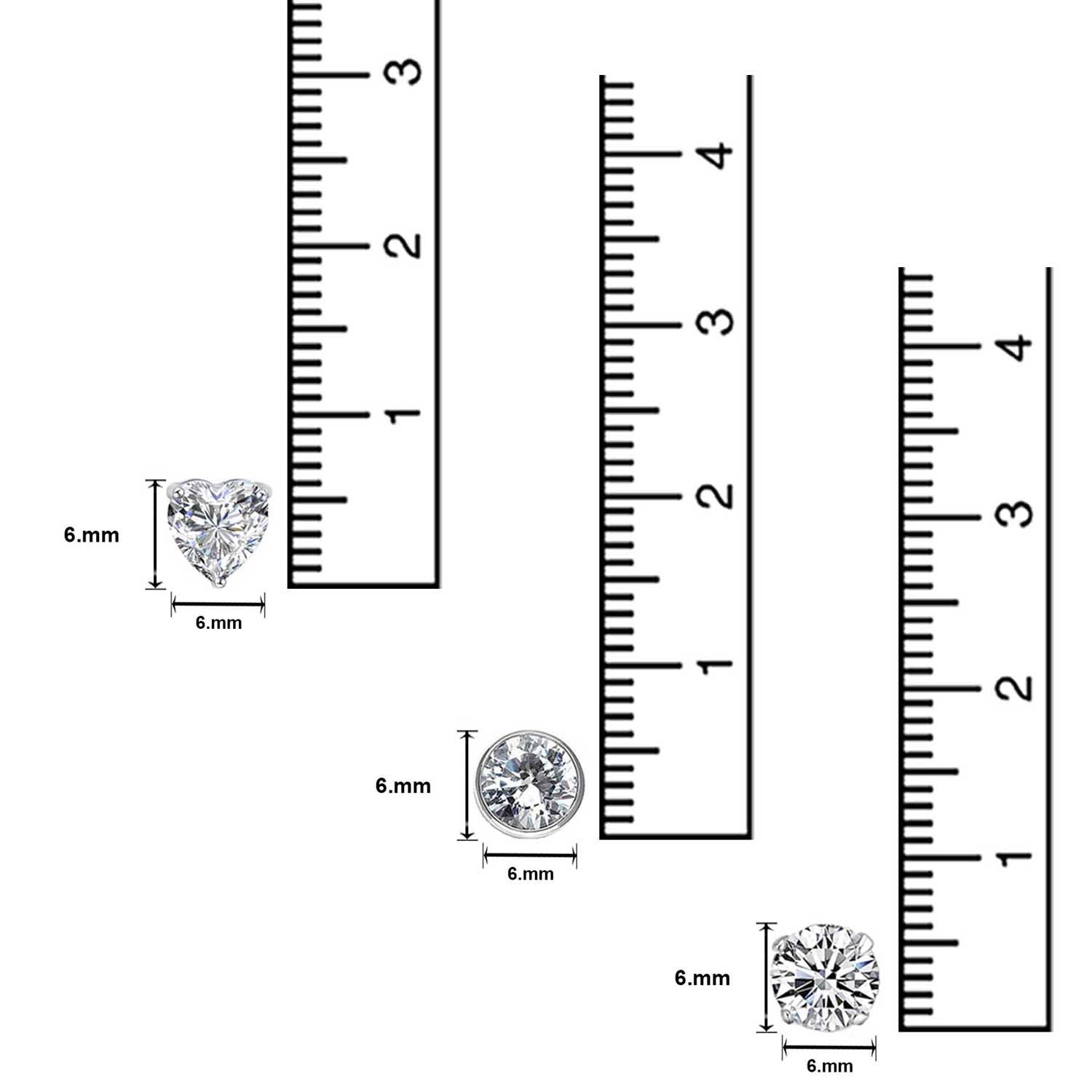 Alluring Solitaire Studs Combo