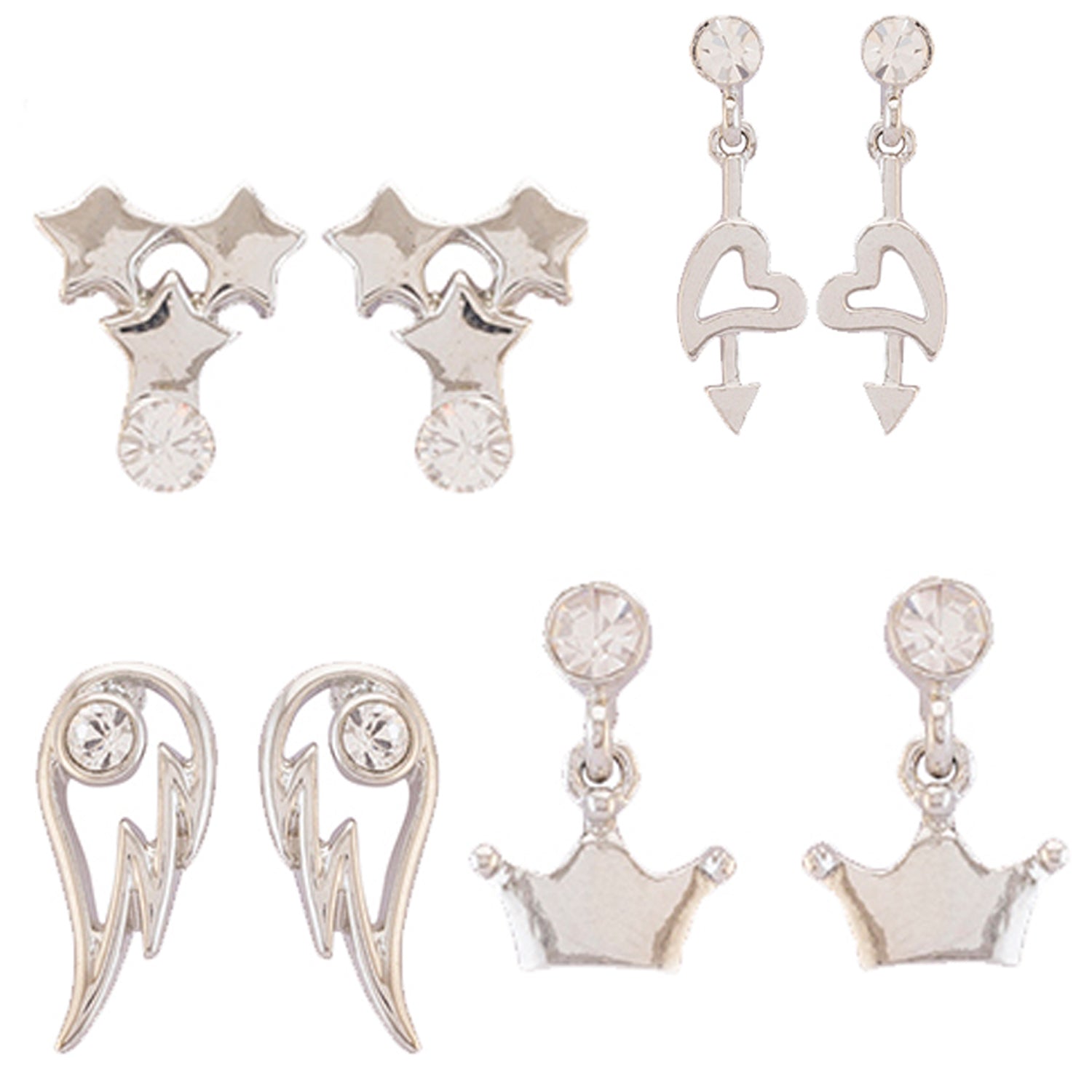 Dazzling Crystals Earrings Combo