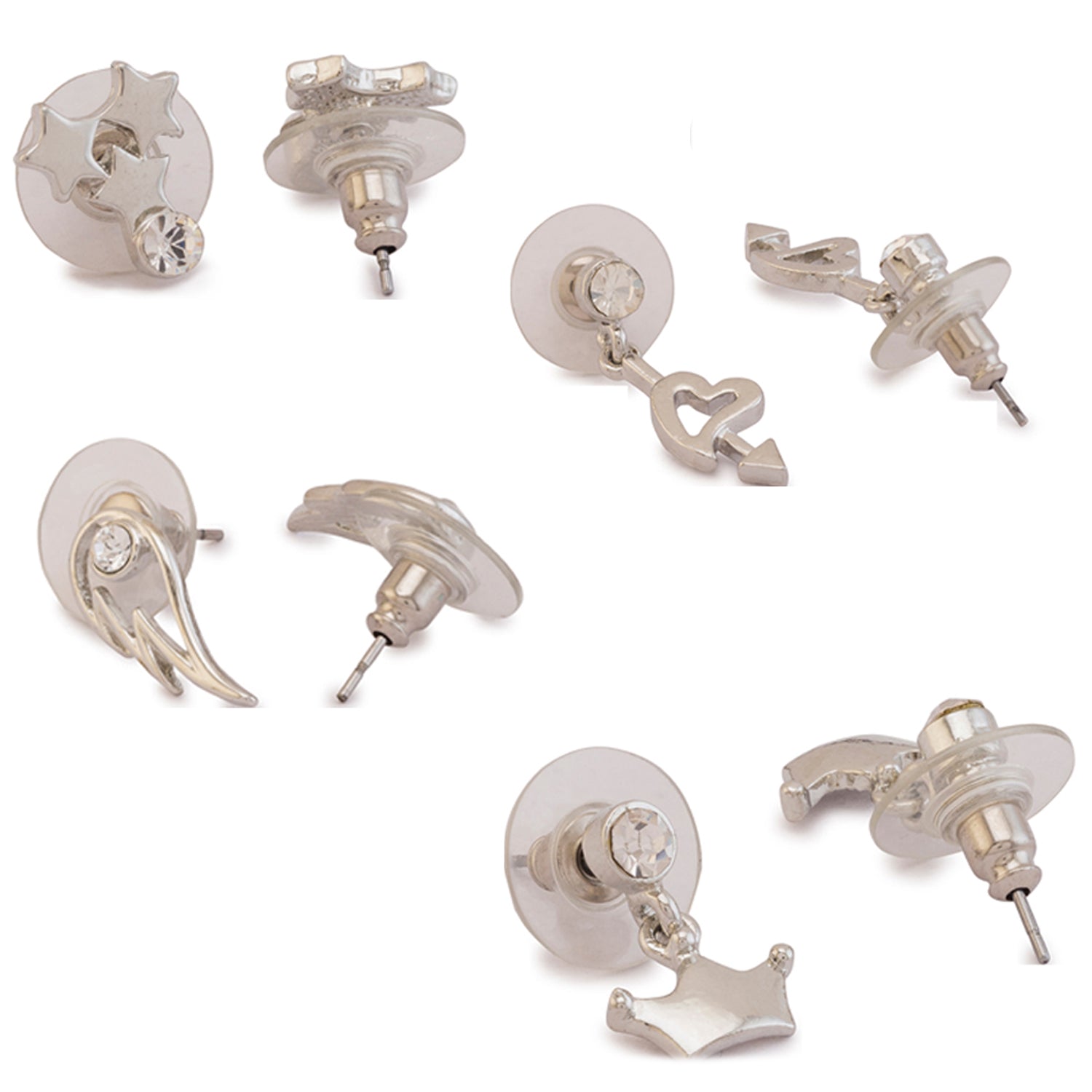 Dazzling Crystals Earrings Combo