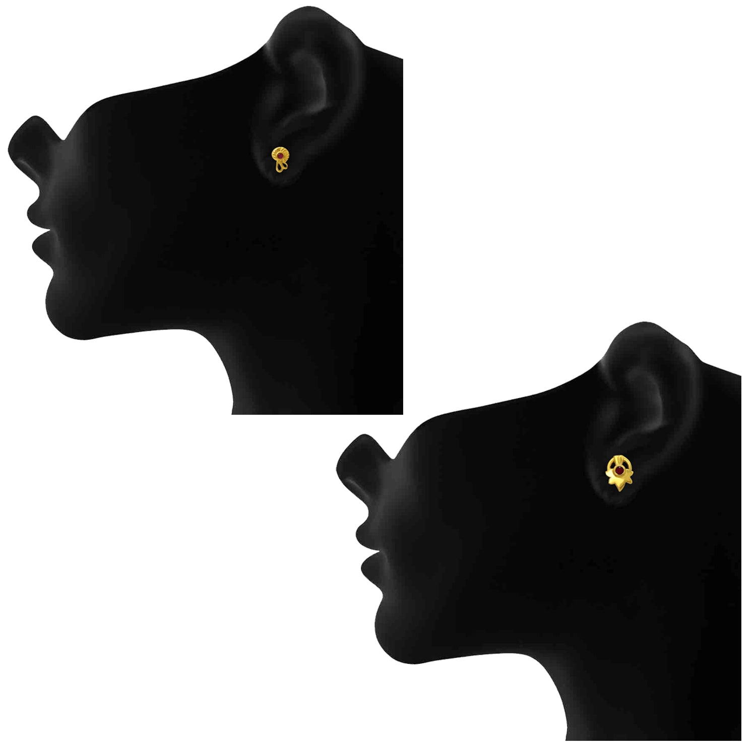 Elegant Crystal Studs Combo