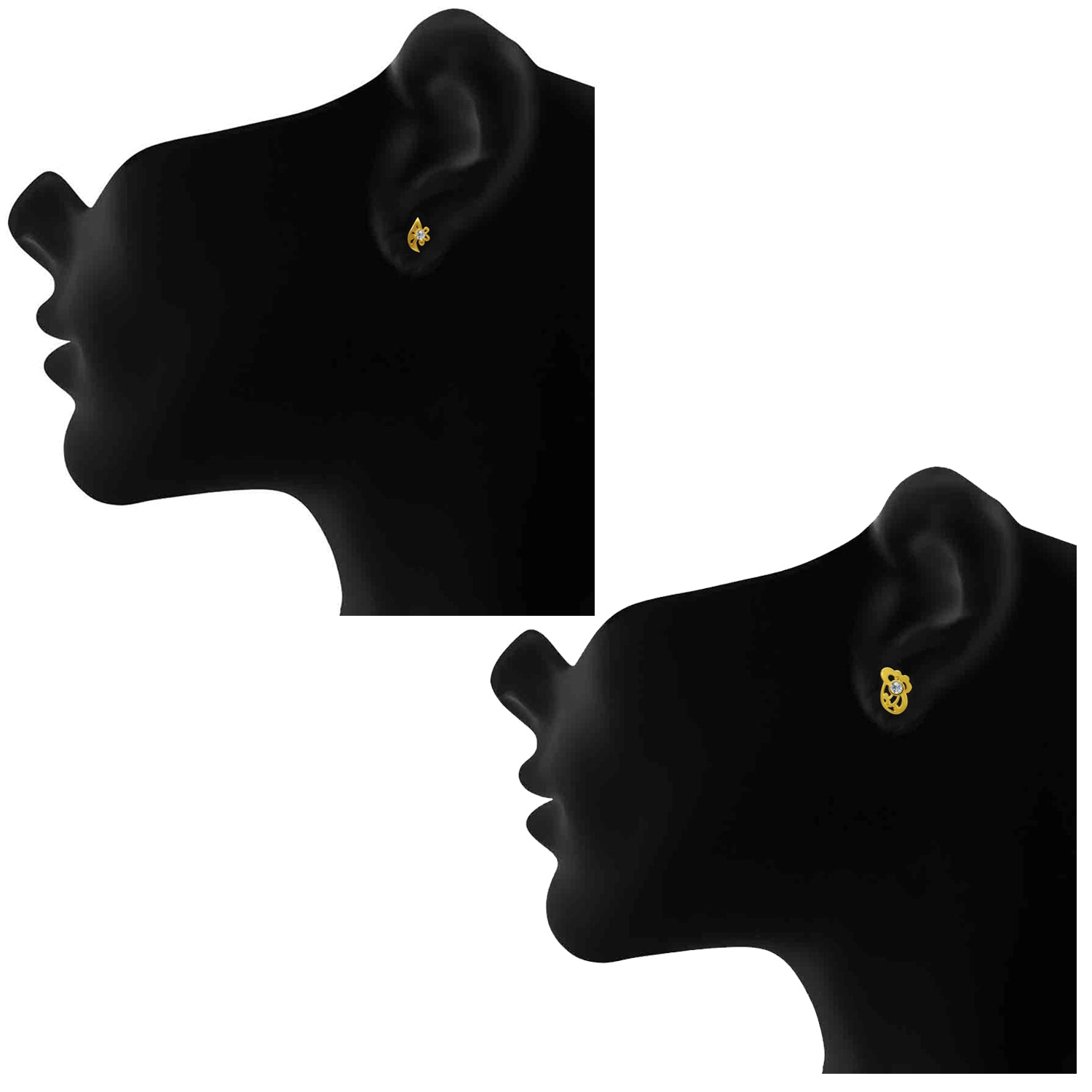 Alluring Crystal Studs Combo