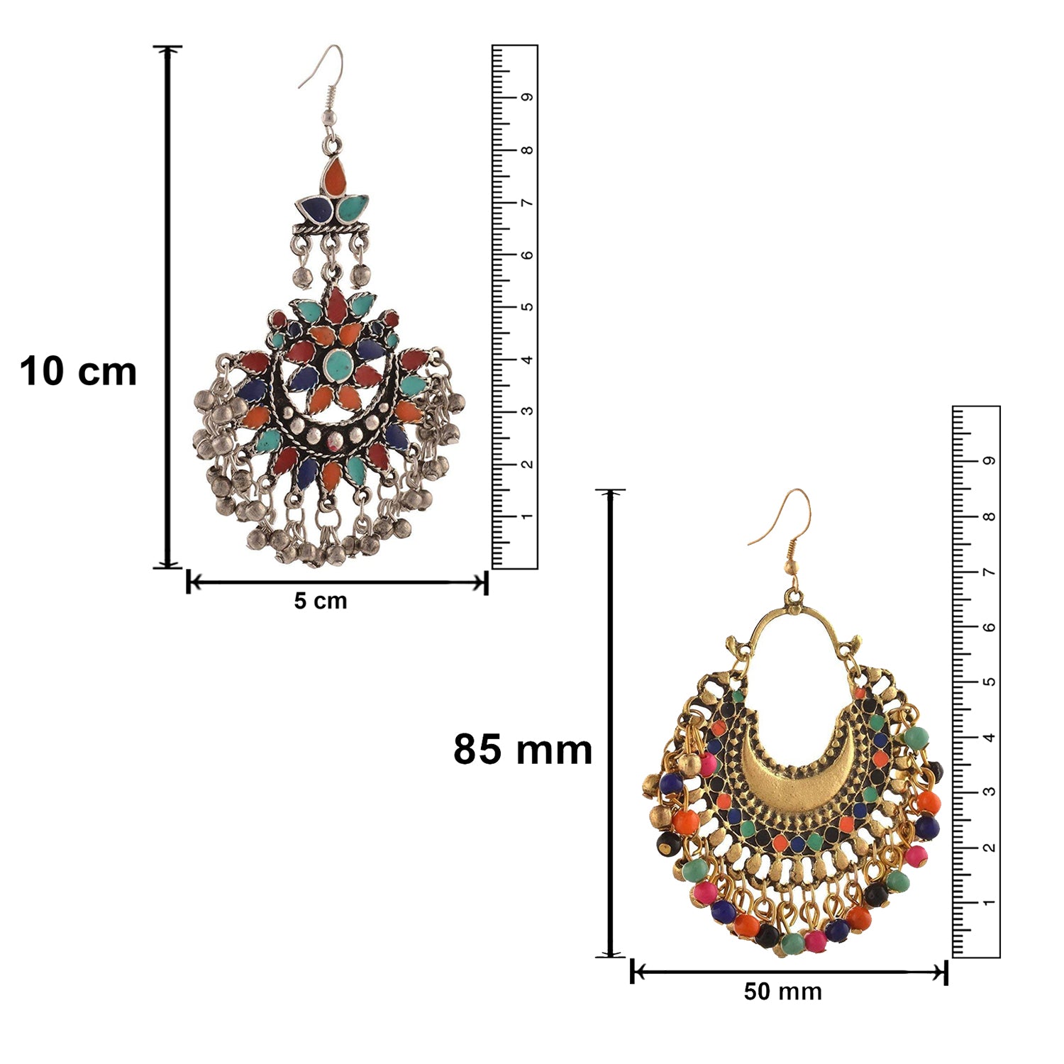 Elegant Combo of Afghani Earrings