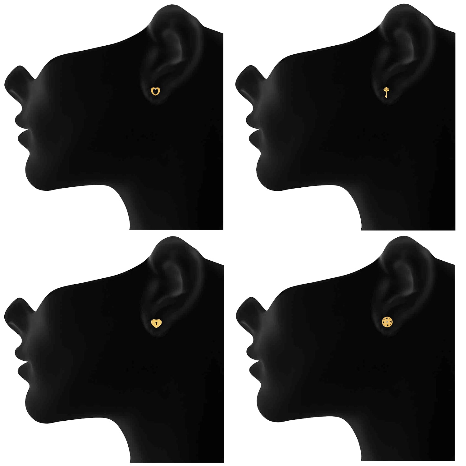 Designer Stud Earrings combo