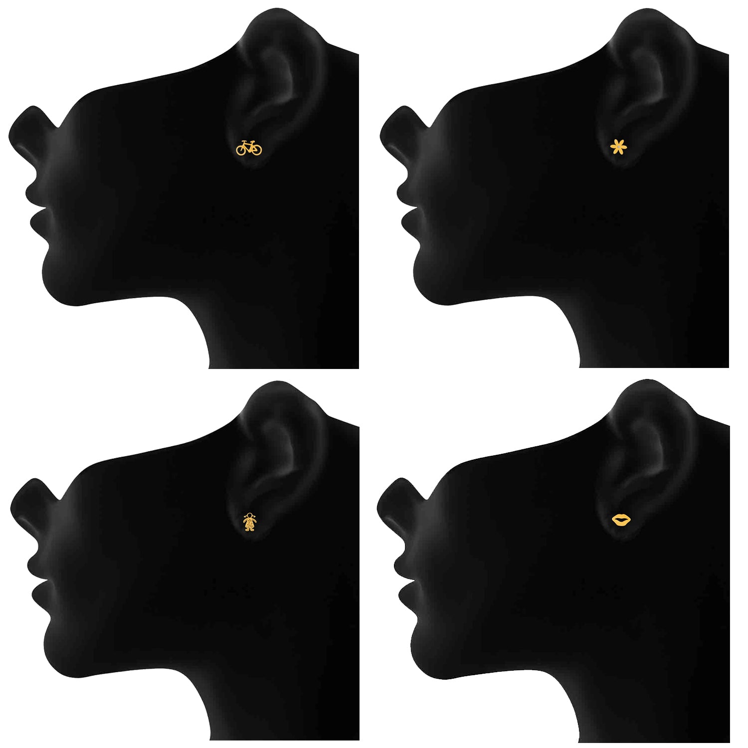 Funky Stud Earrings combo