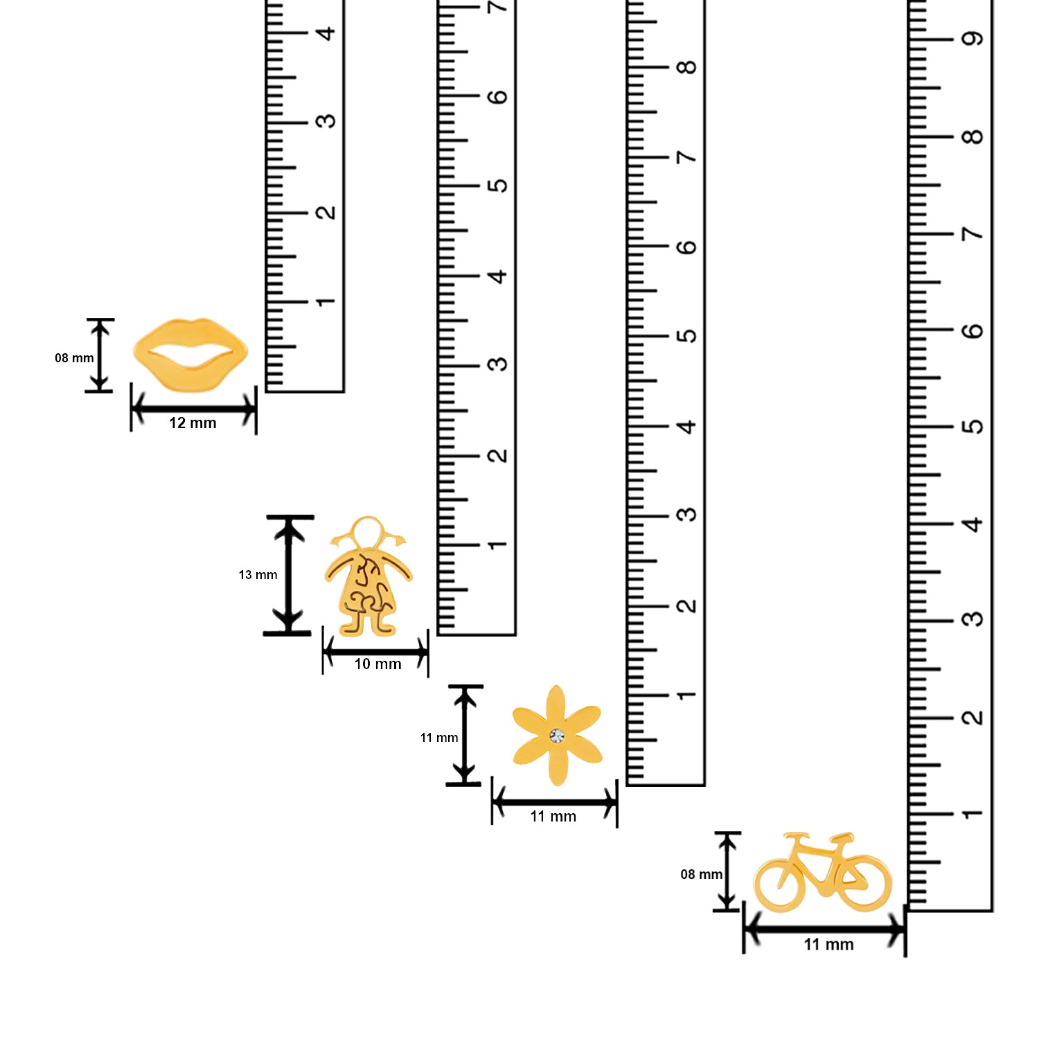 Funky Stud Earrings combo