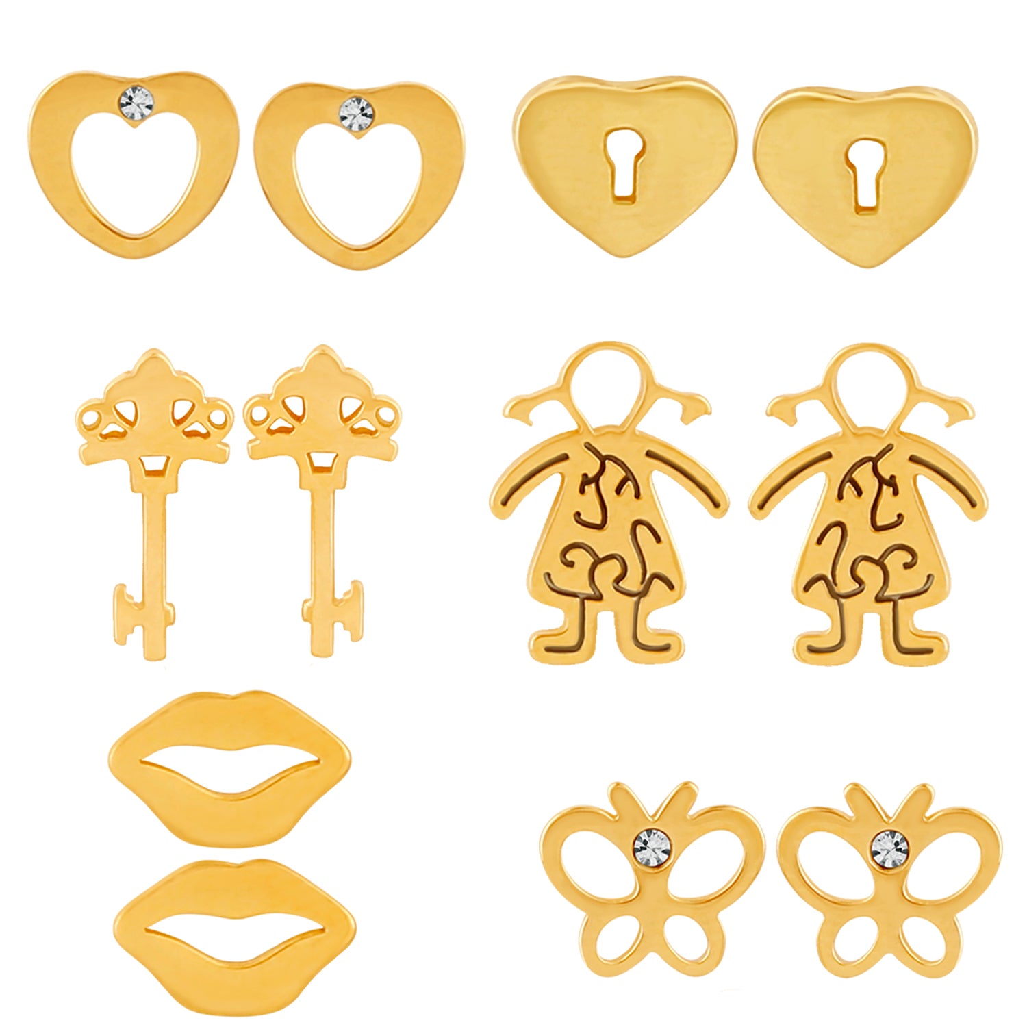 Classic Designer Stud earrings combo