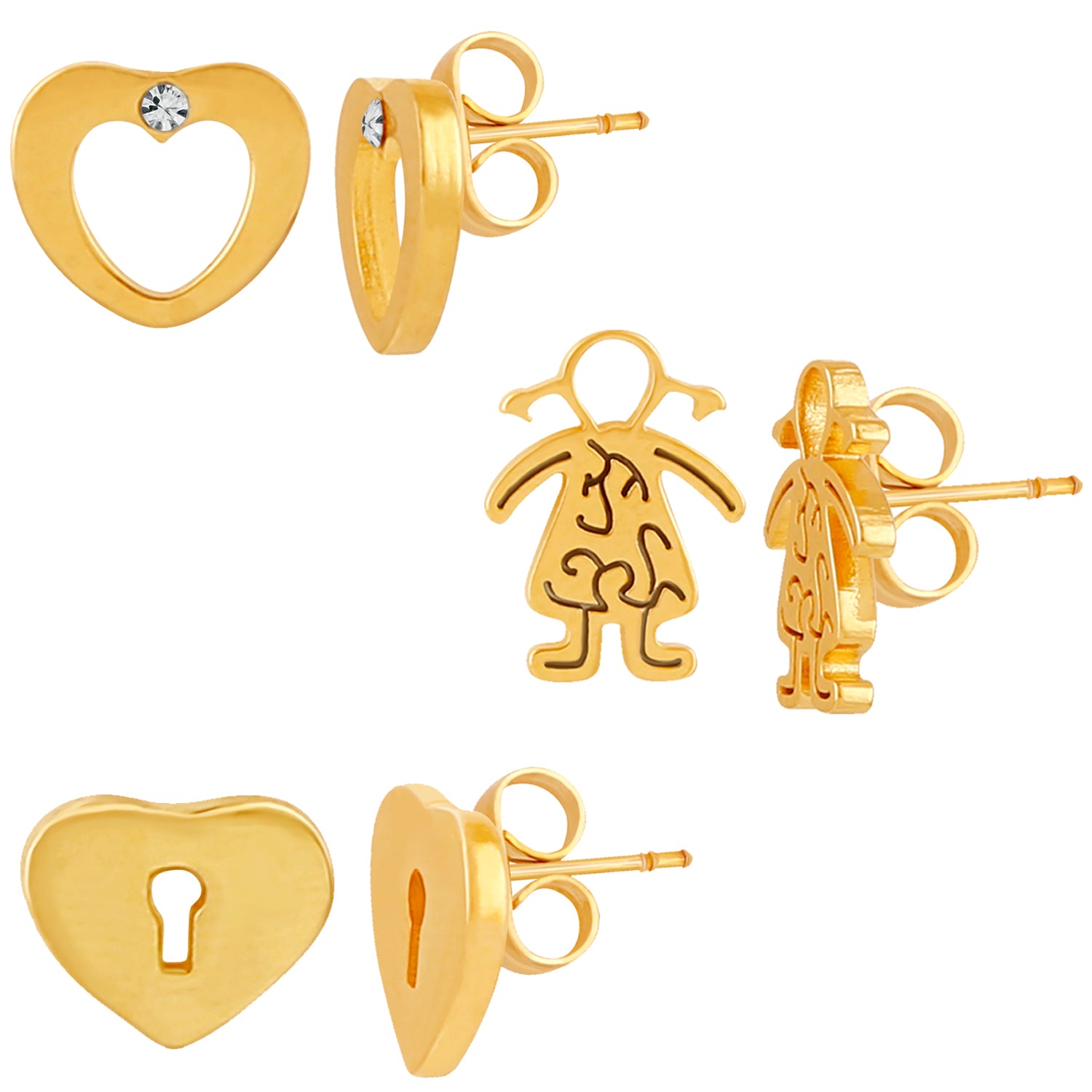 Classic Designer Stud earrings combo