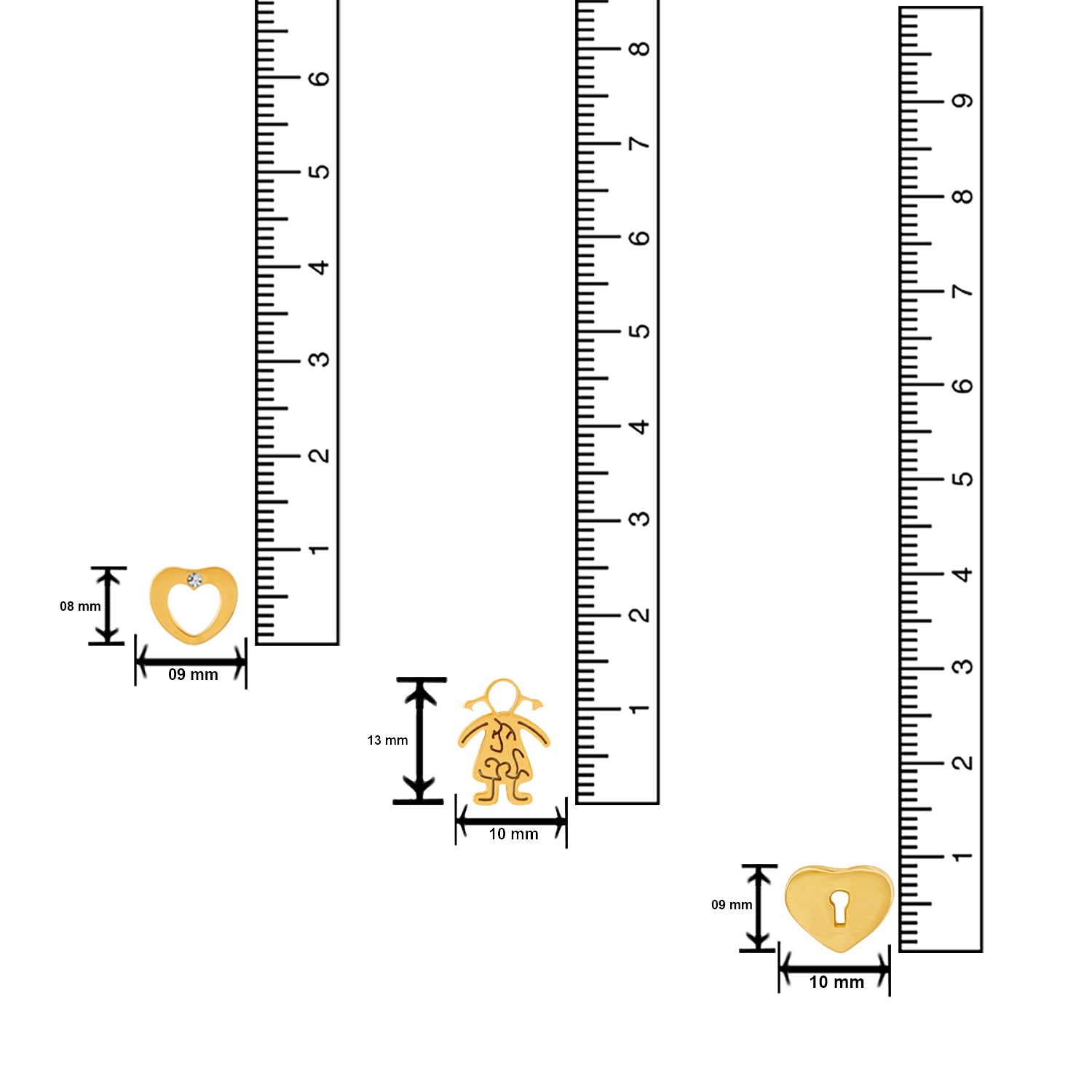 Classic Designer Stud earrings combo