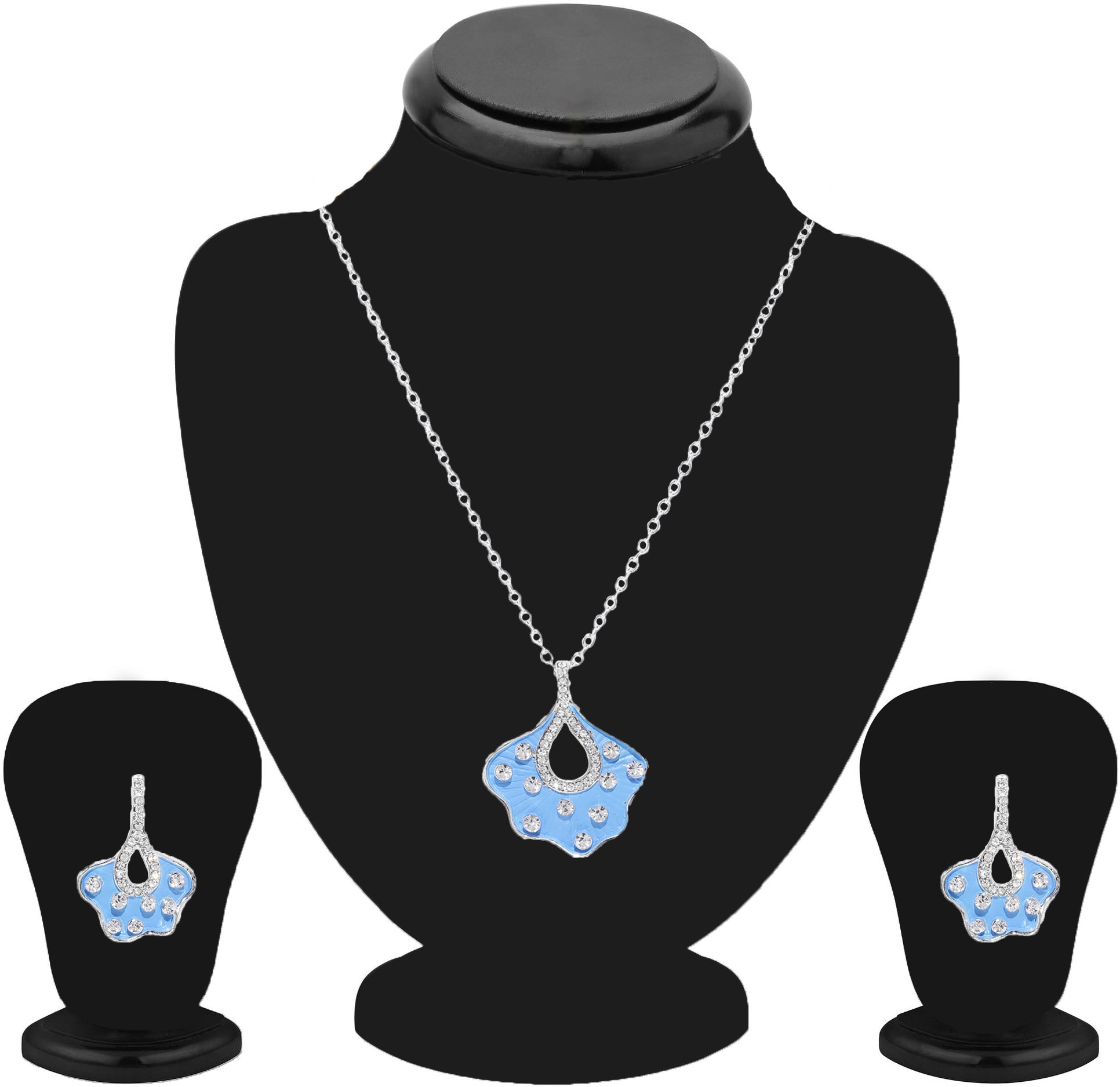 Exclusive Designer Meenakari and crystal Pendant set and Finger ring combo