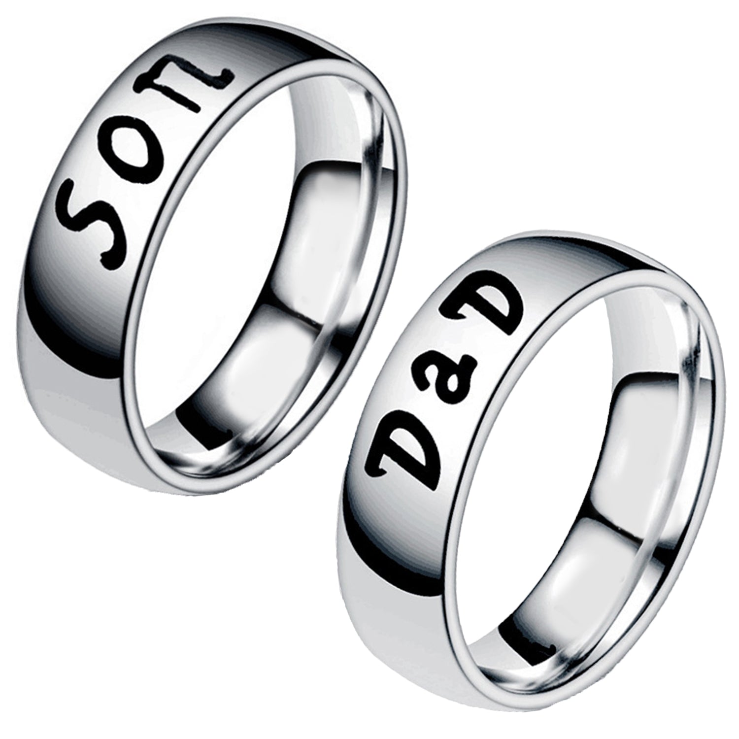 Exclusive Combo of Son and Dad Casual Designer Finger Ring