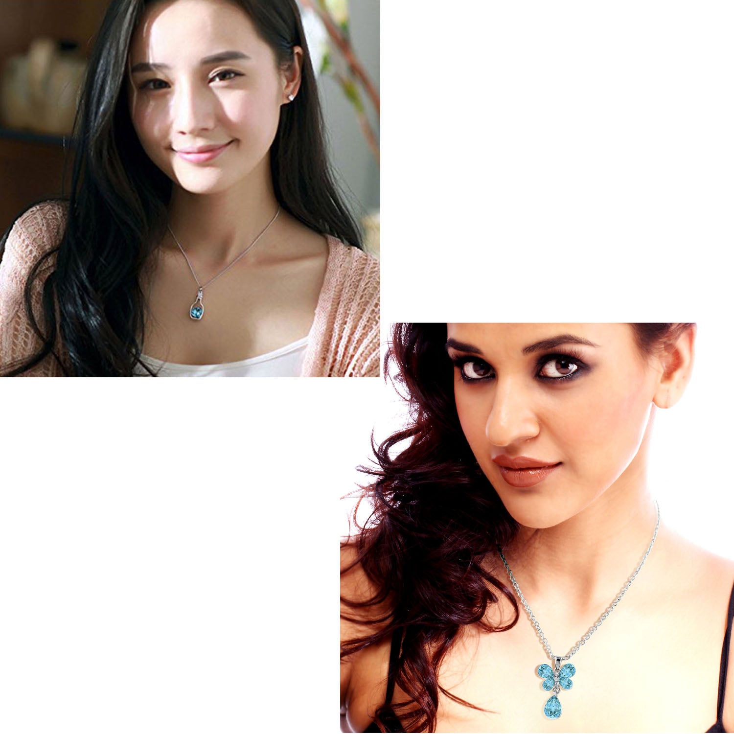 Combo of Heart Bracelet and Pendants