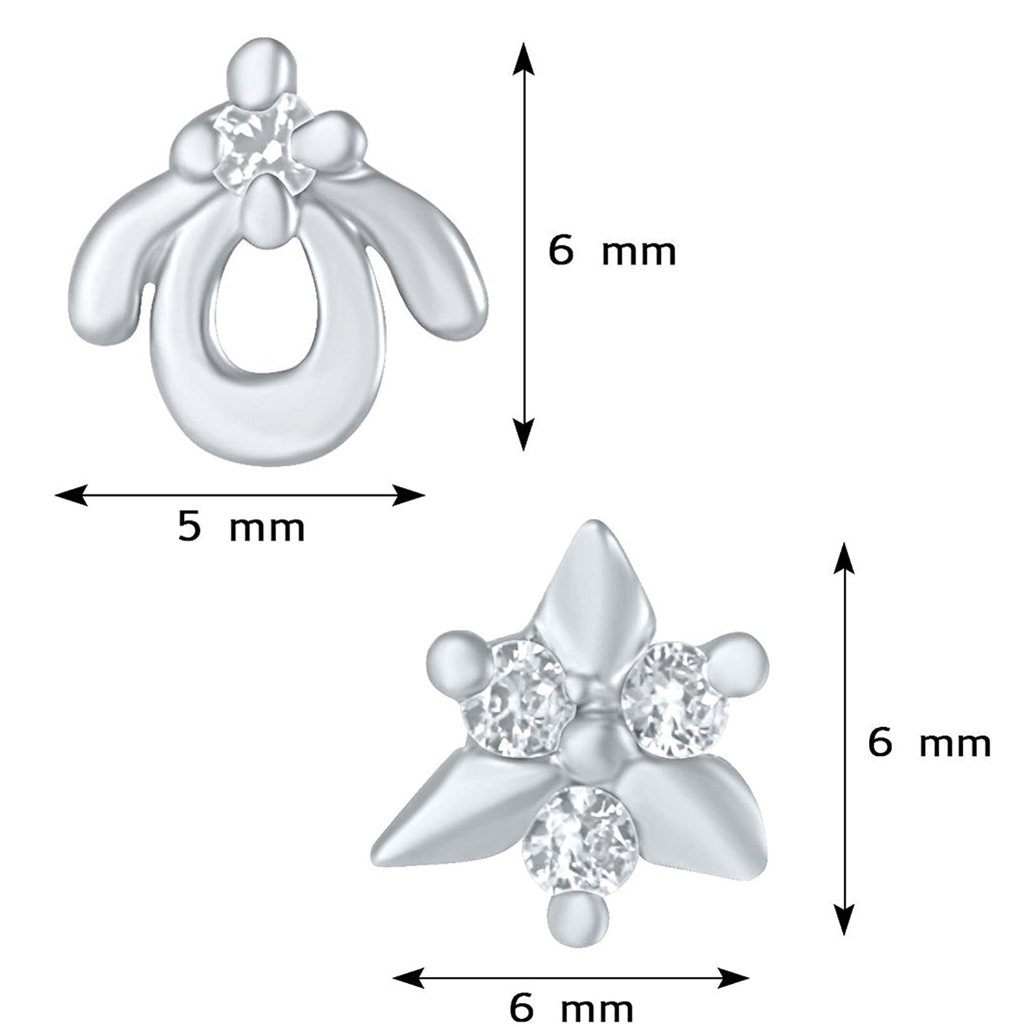 Combo of Small Stud Earrings