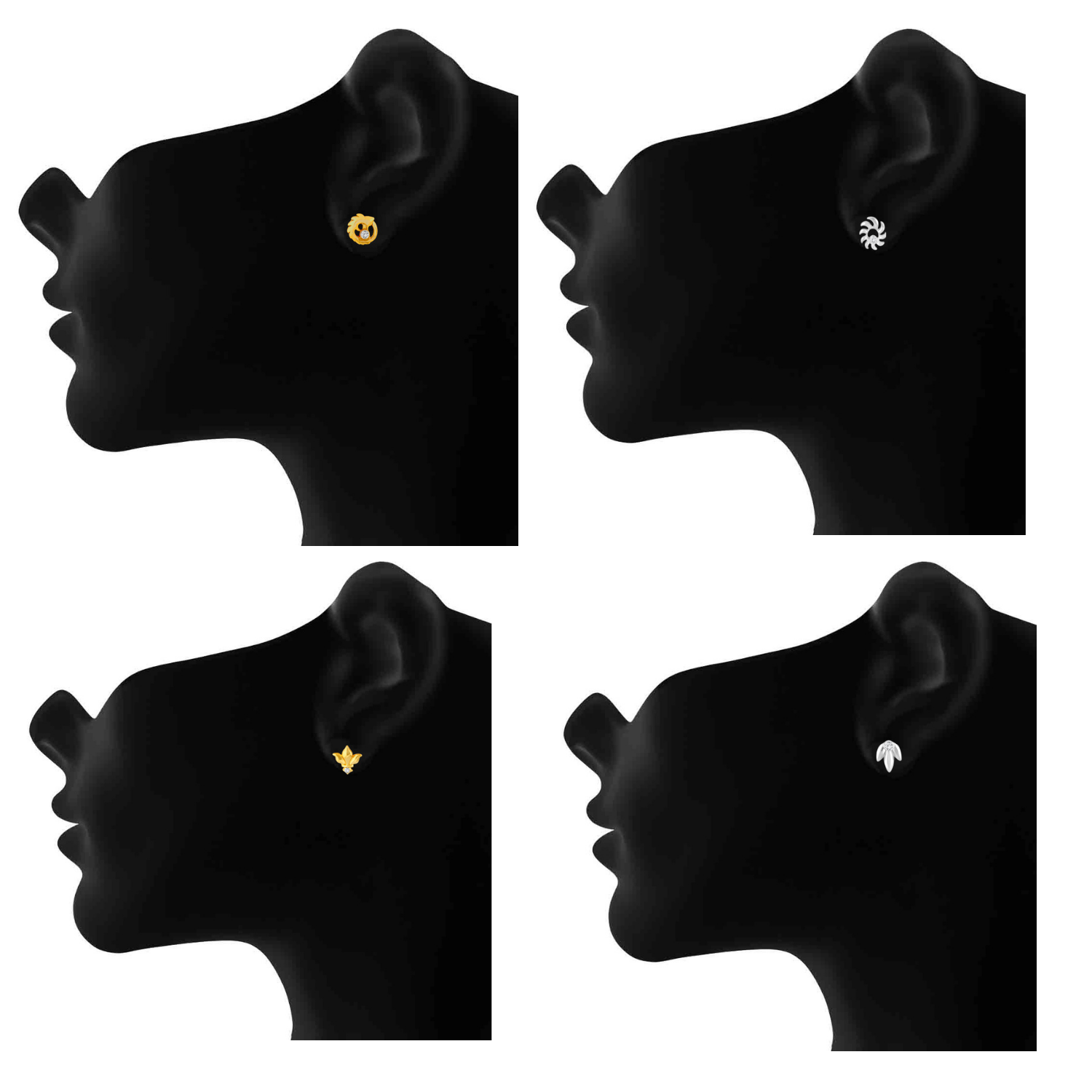 Combo of 8 Small Baby Top Earring