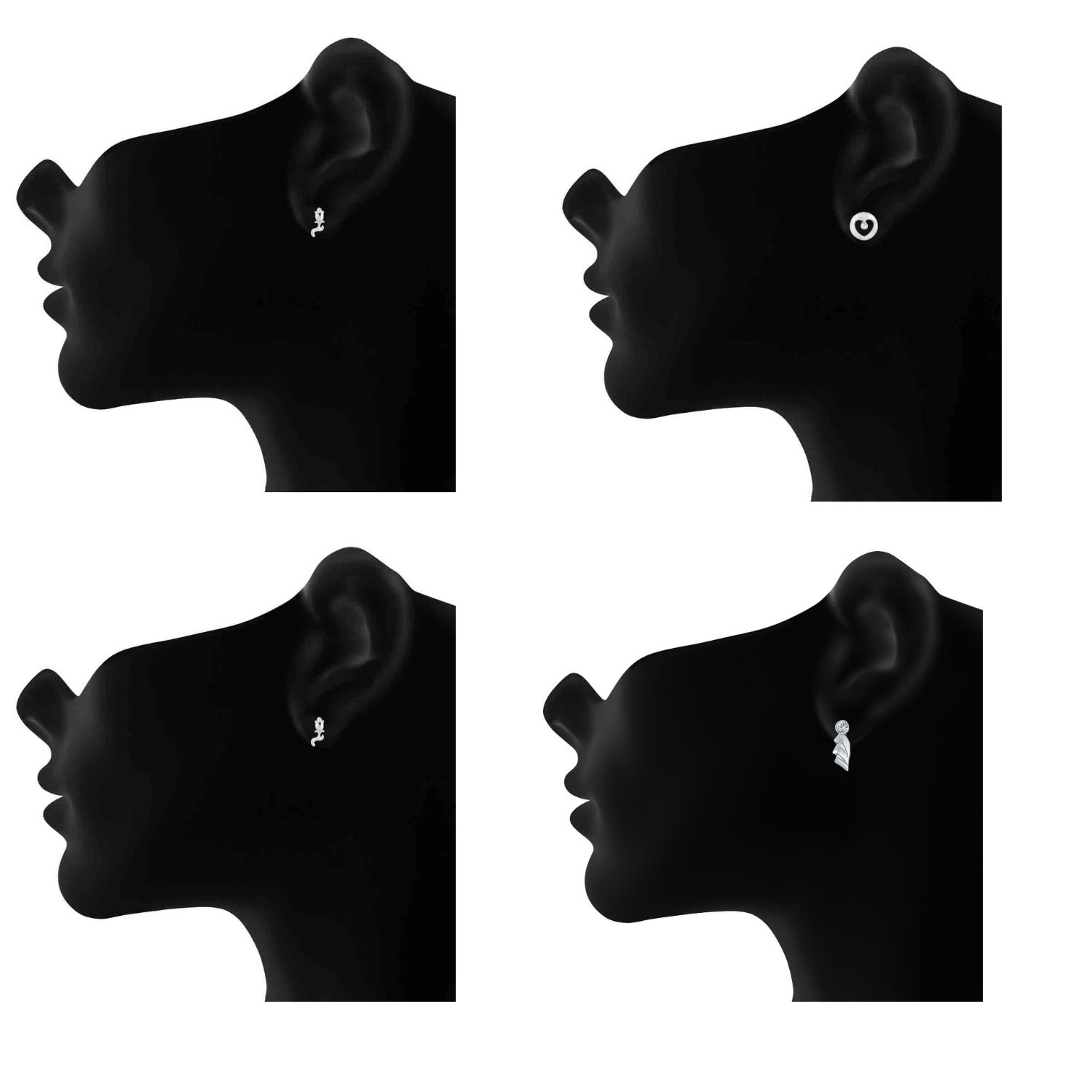 Combo of 8 Small Baby Top Earring