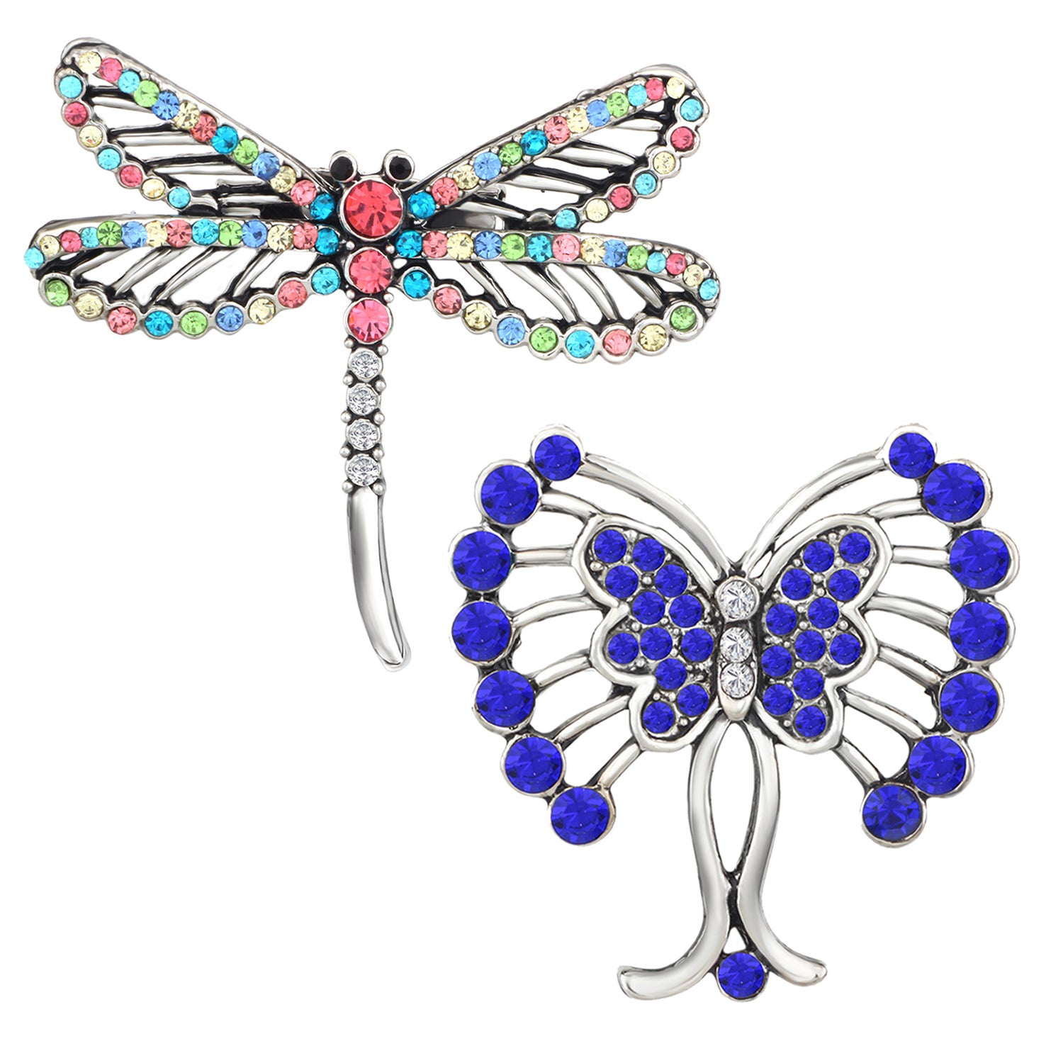 Butterfly Shaped Lapel Pin / Brooch