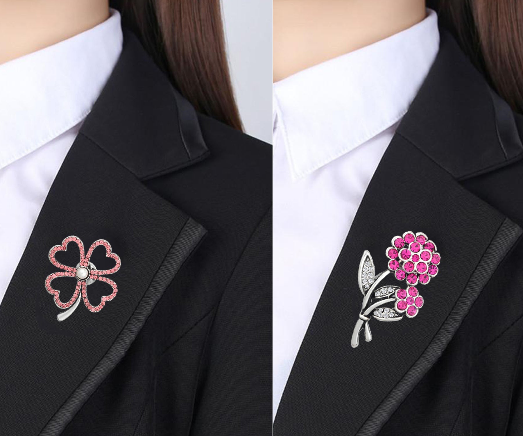 Floral Lapel Pin / Brooch
