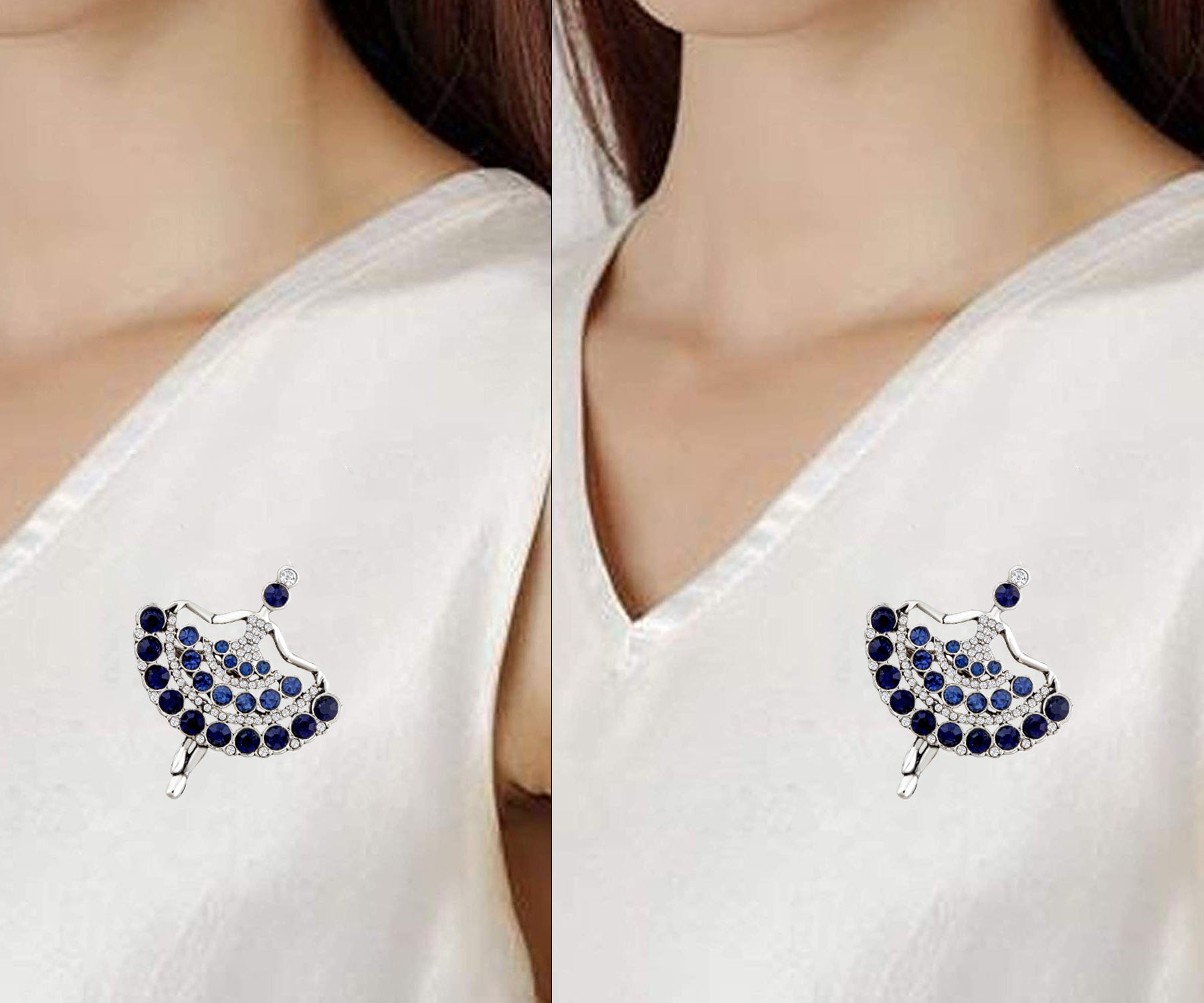 Doll Shaped Lapel Pin / Brooch