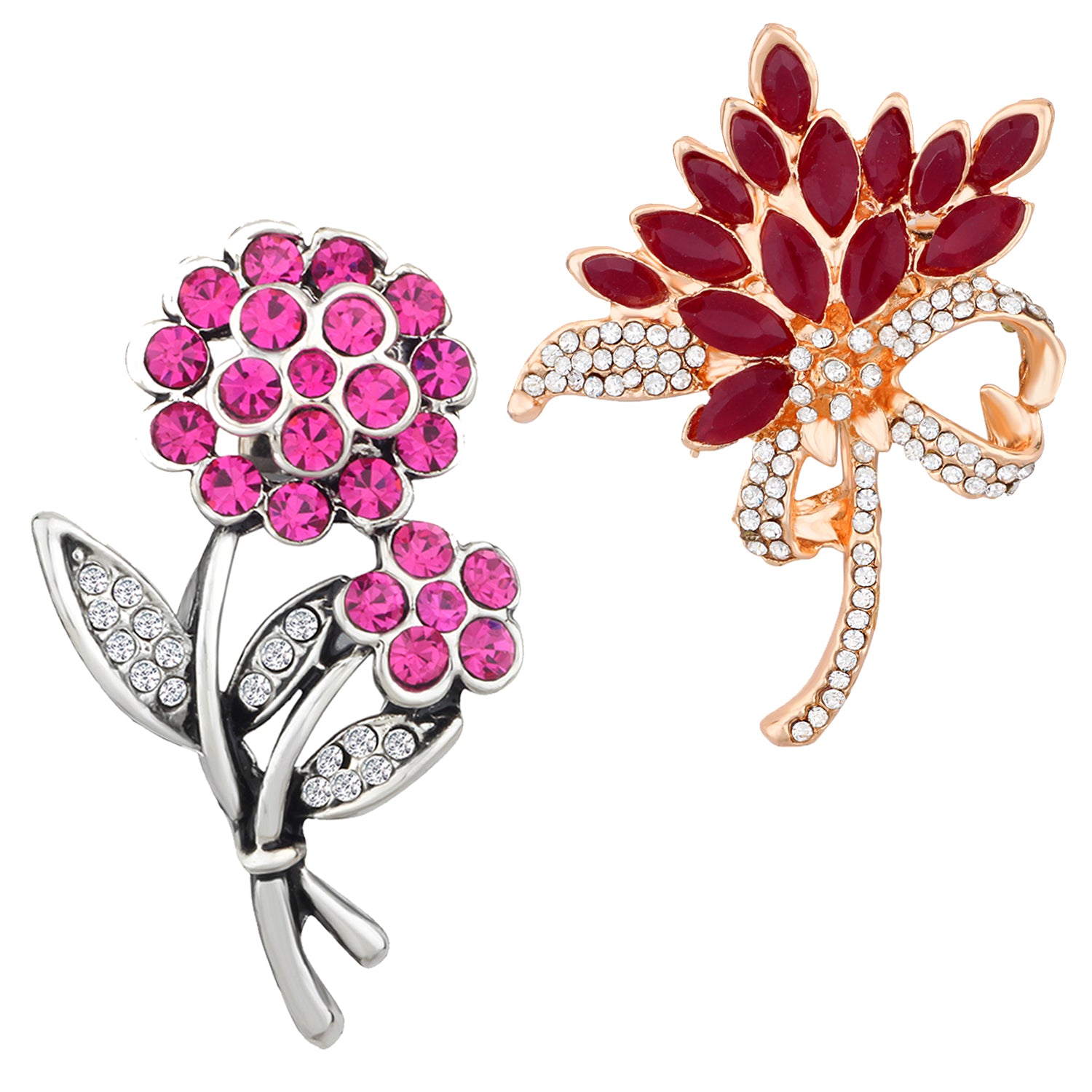Floral Shaped Lapel Pin / Brooch
