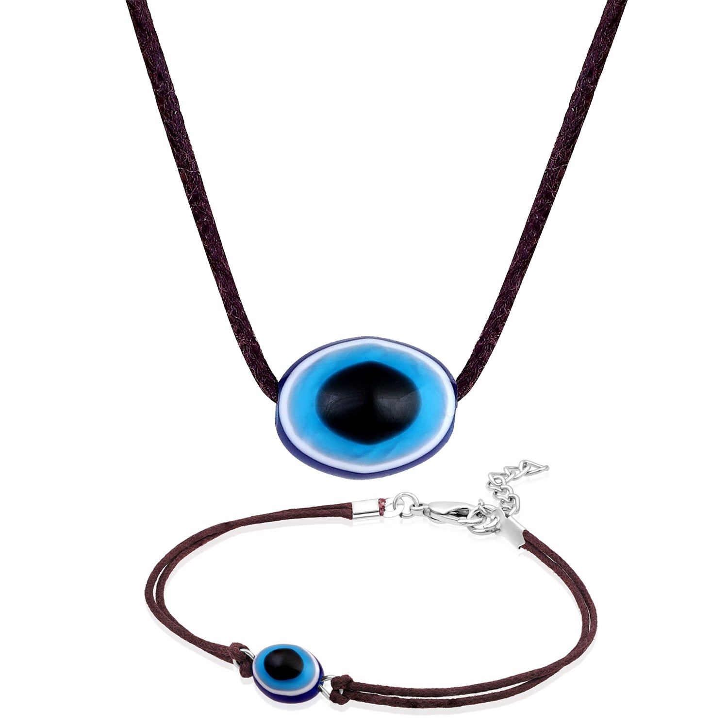 Combo of Evil Eye Pendant & Anklet
