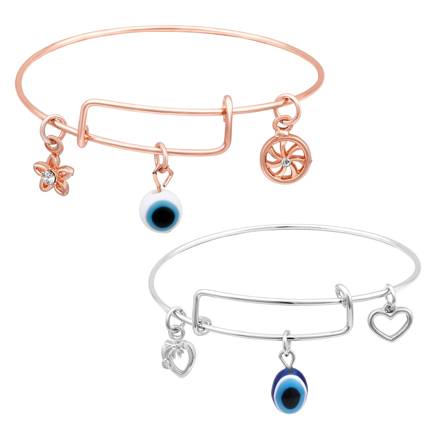 Combo of Evil Eye & Charms Bracelets