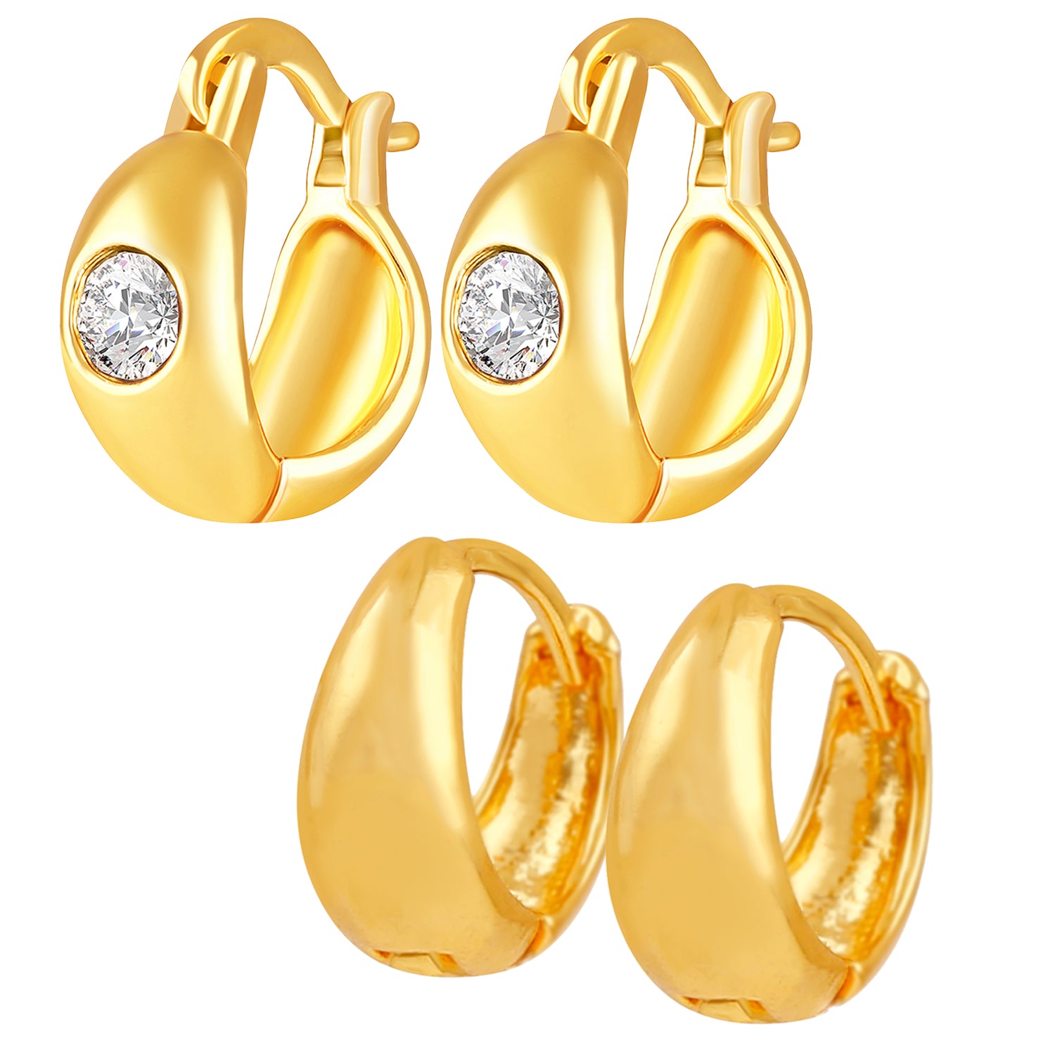 Combo of Mens Bali / Hoop Mens Earrings