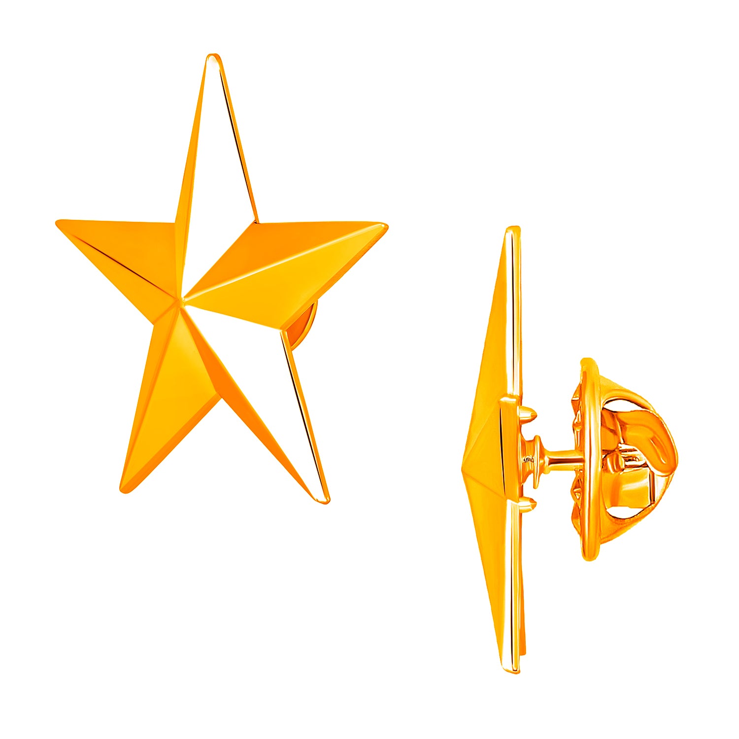 Shining Star Brooch Badge Lapel Pin Combo
