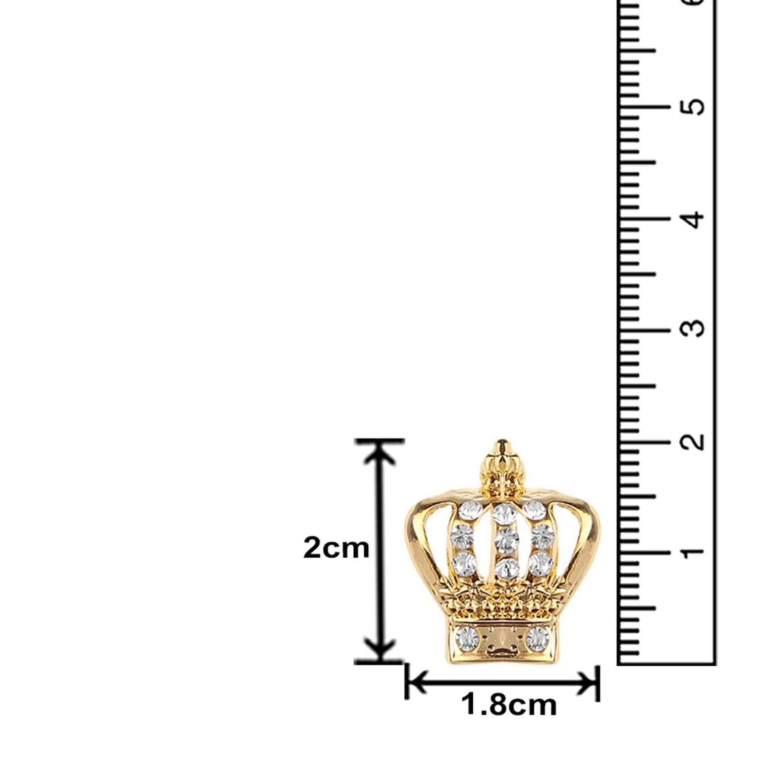 Elegant Crown Brooch Combo