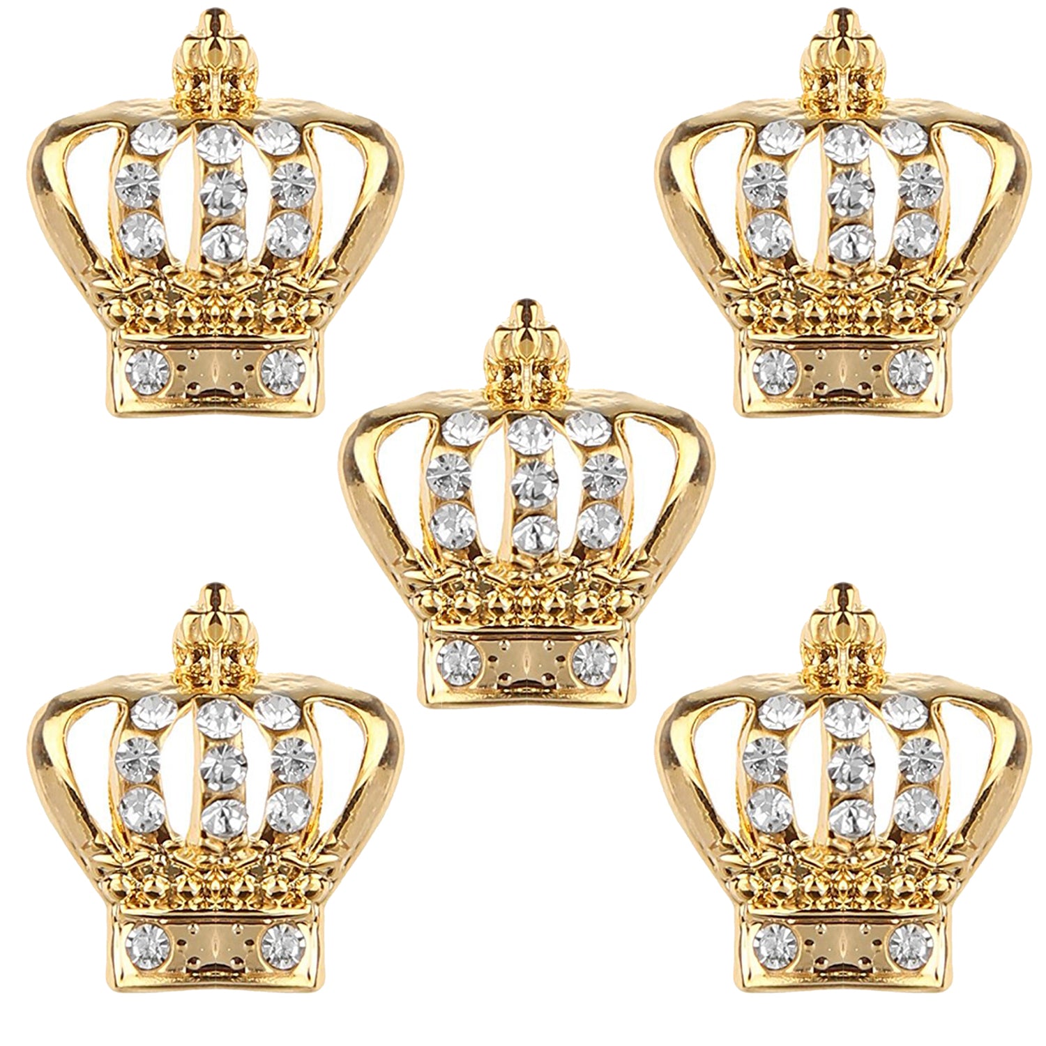 Elegant Crown Brooch Combo