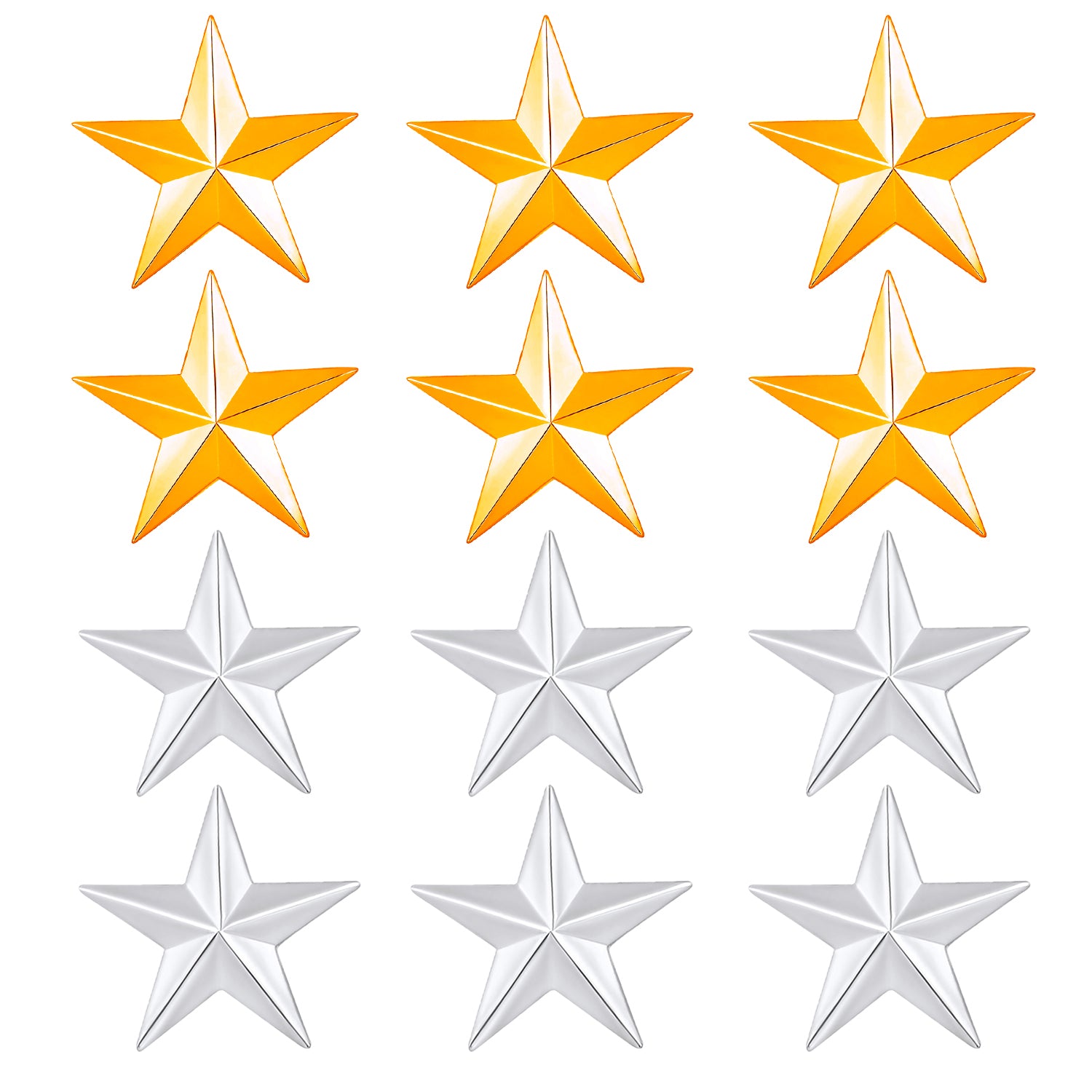 Shining Star Brooch Badge Lapel Pin Combo