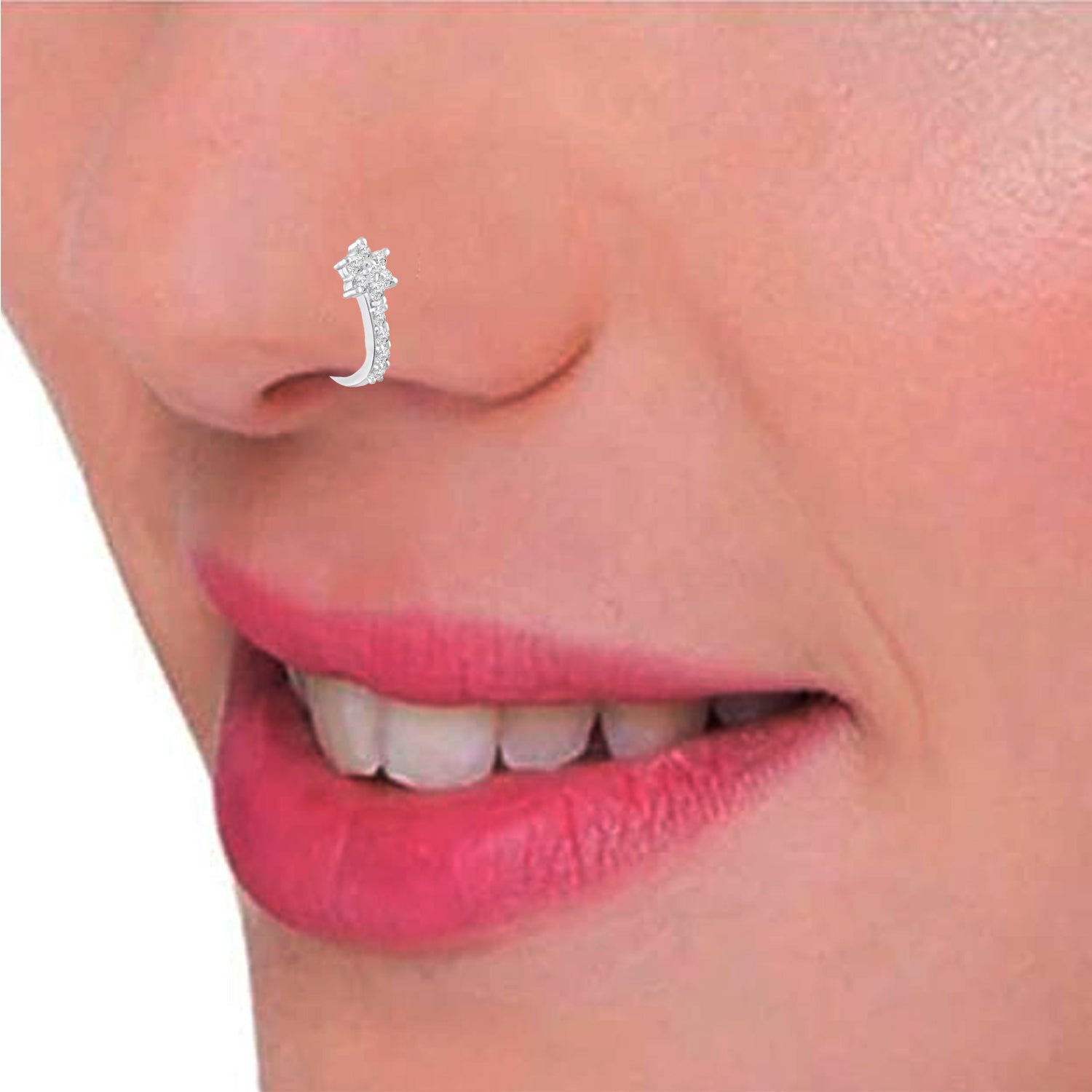 Combo of Simple and Elegant Non Piercing Nose Ring