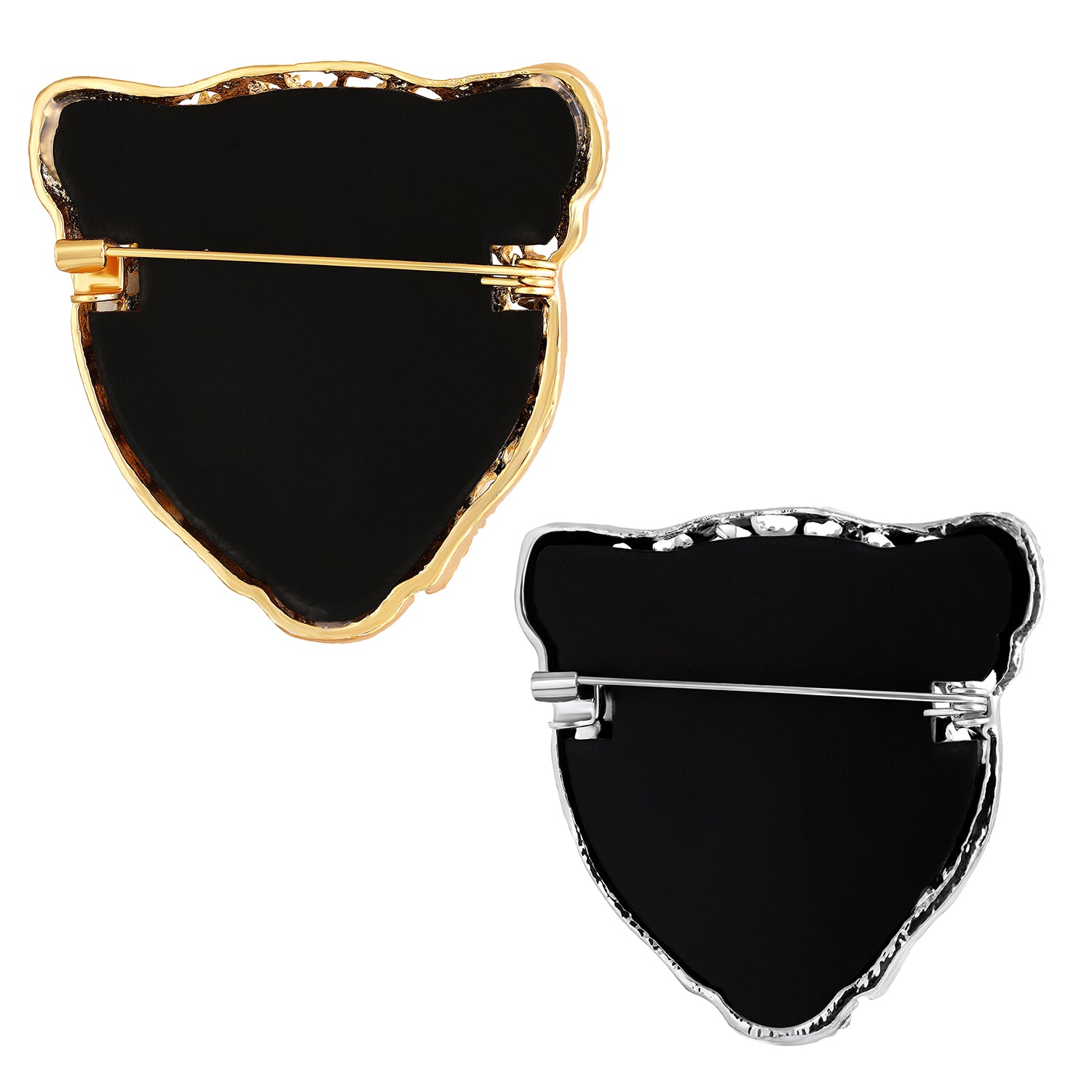 Combo of 2 Lion Face Shaped Brooch / Lapel Pin