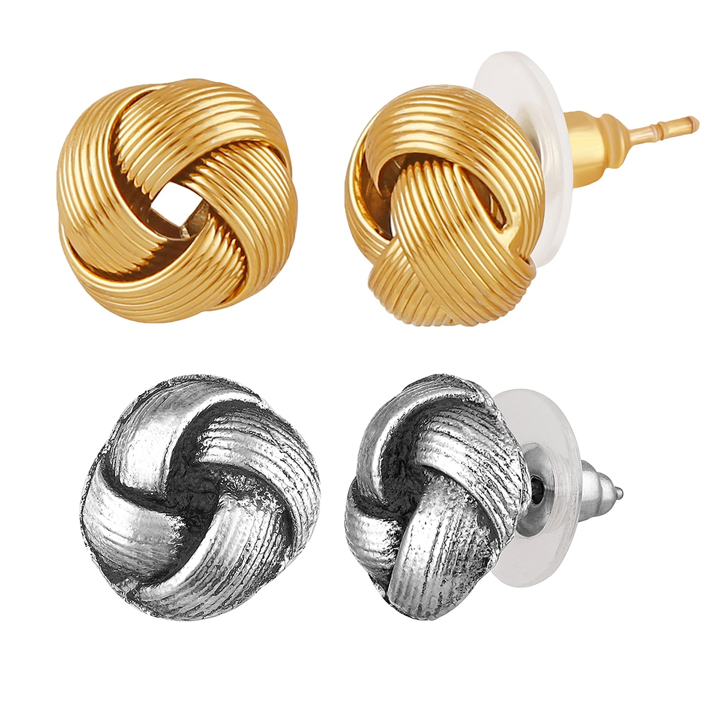 Combo of 2 Small Stud Earrings Pair