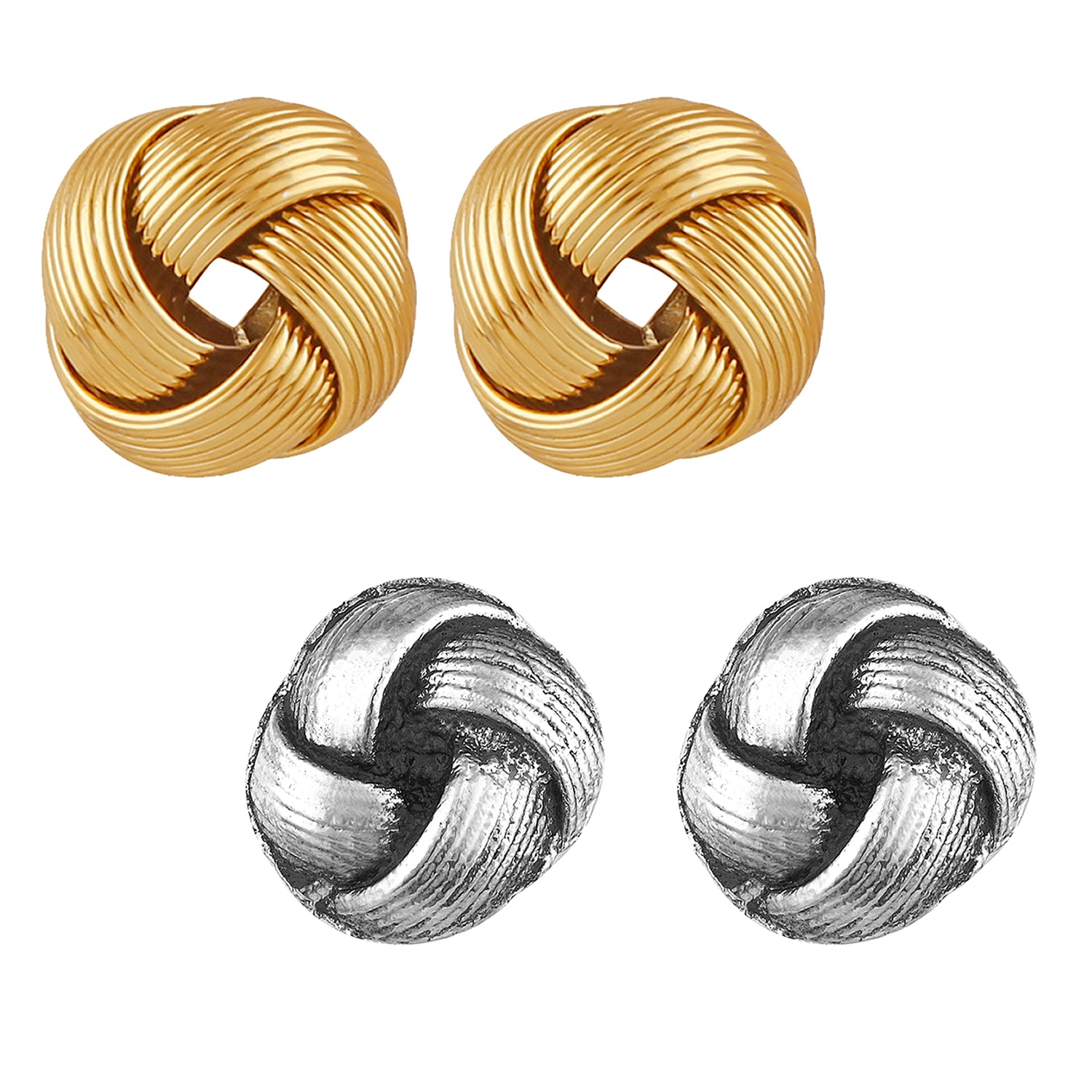 Combo of 2 Small Stud Earrings Pair