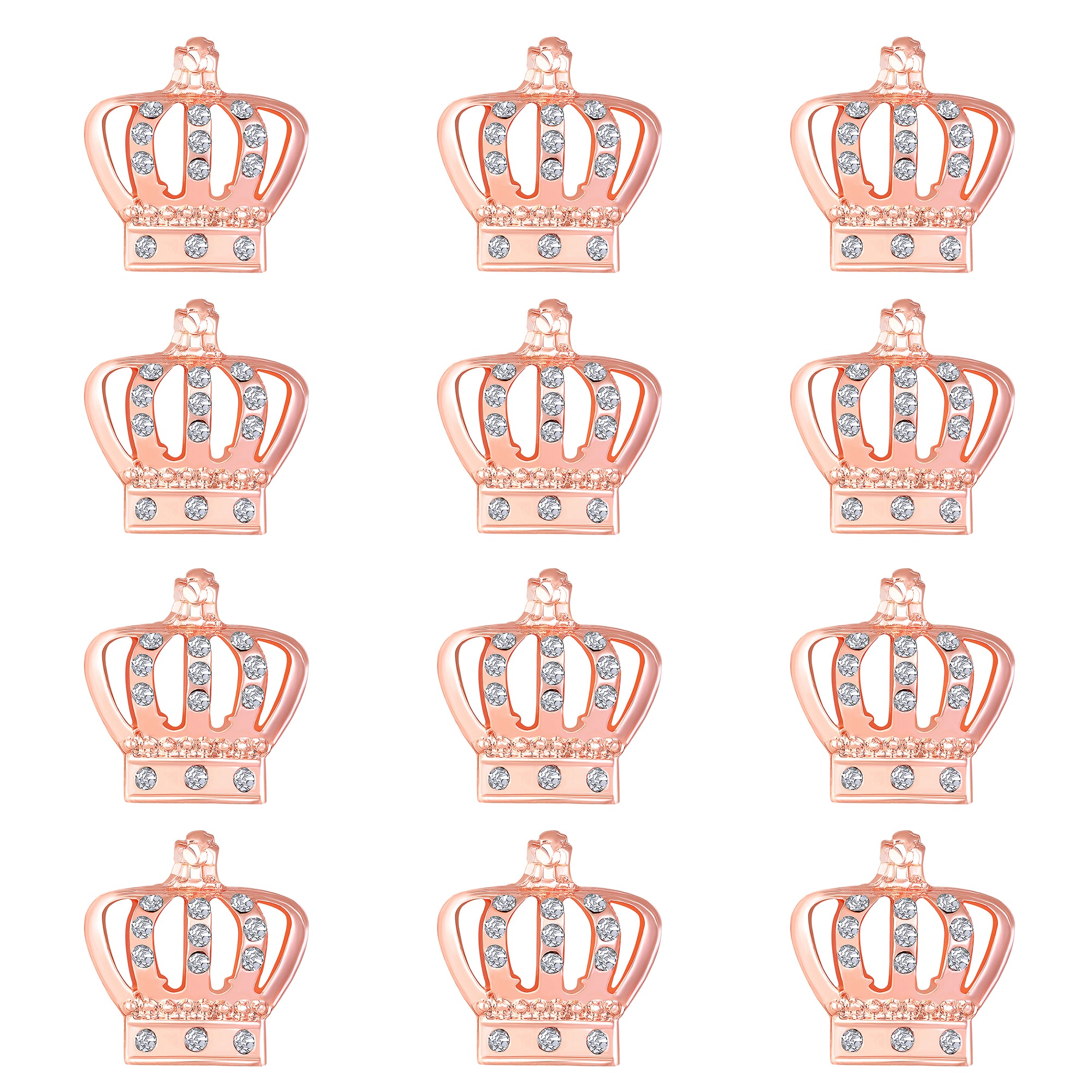 Combo of 2 Elegant Crown Brooch / Collor Pin