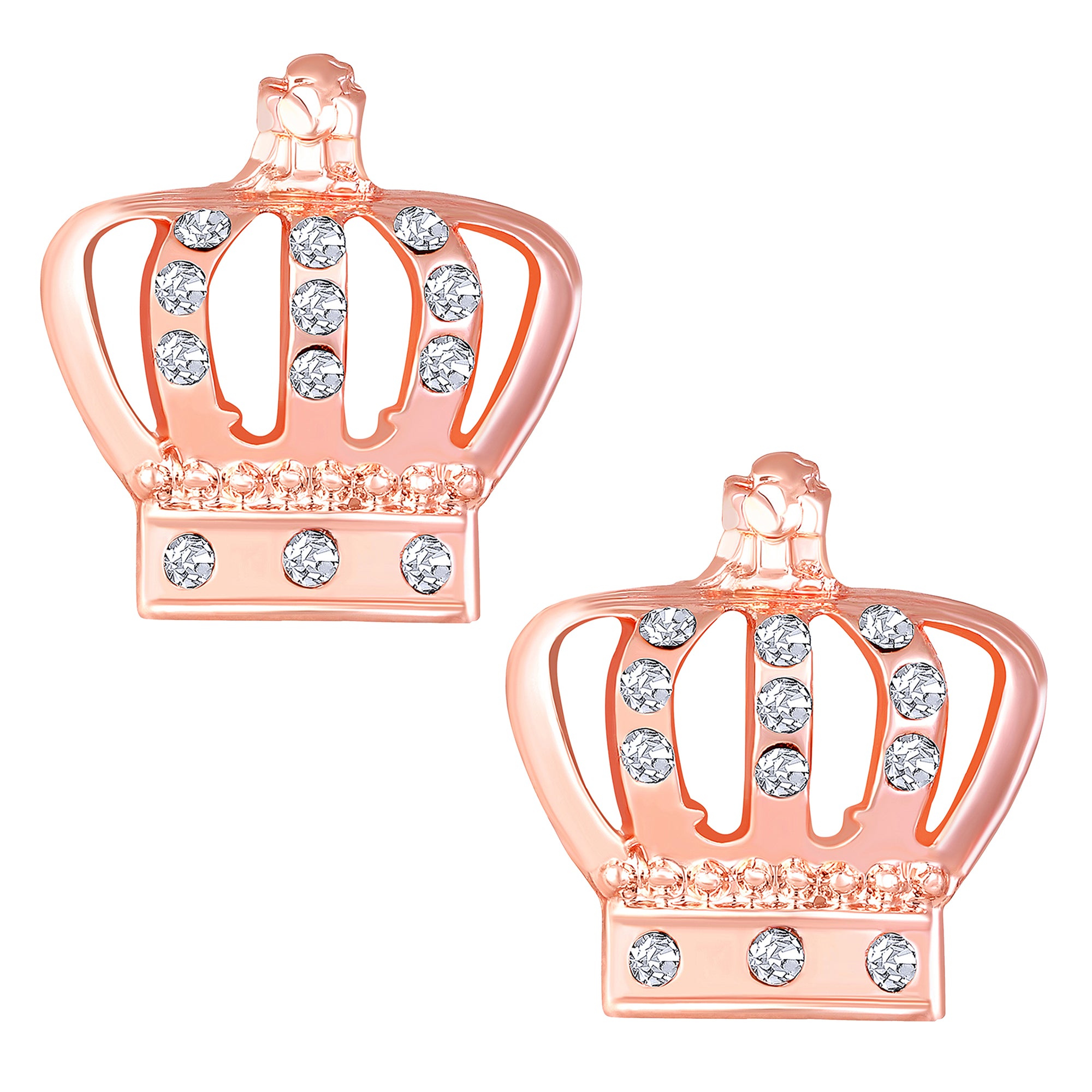 Combo of 2 Elegant Crown Brooch / Collor Pin