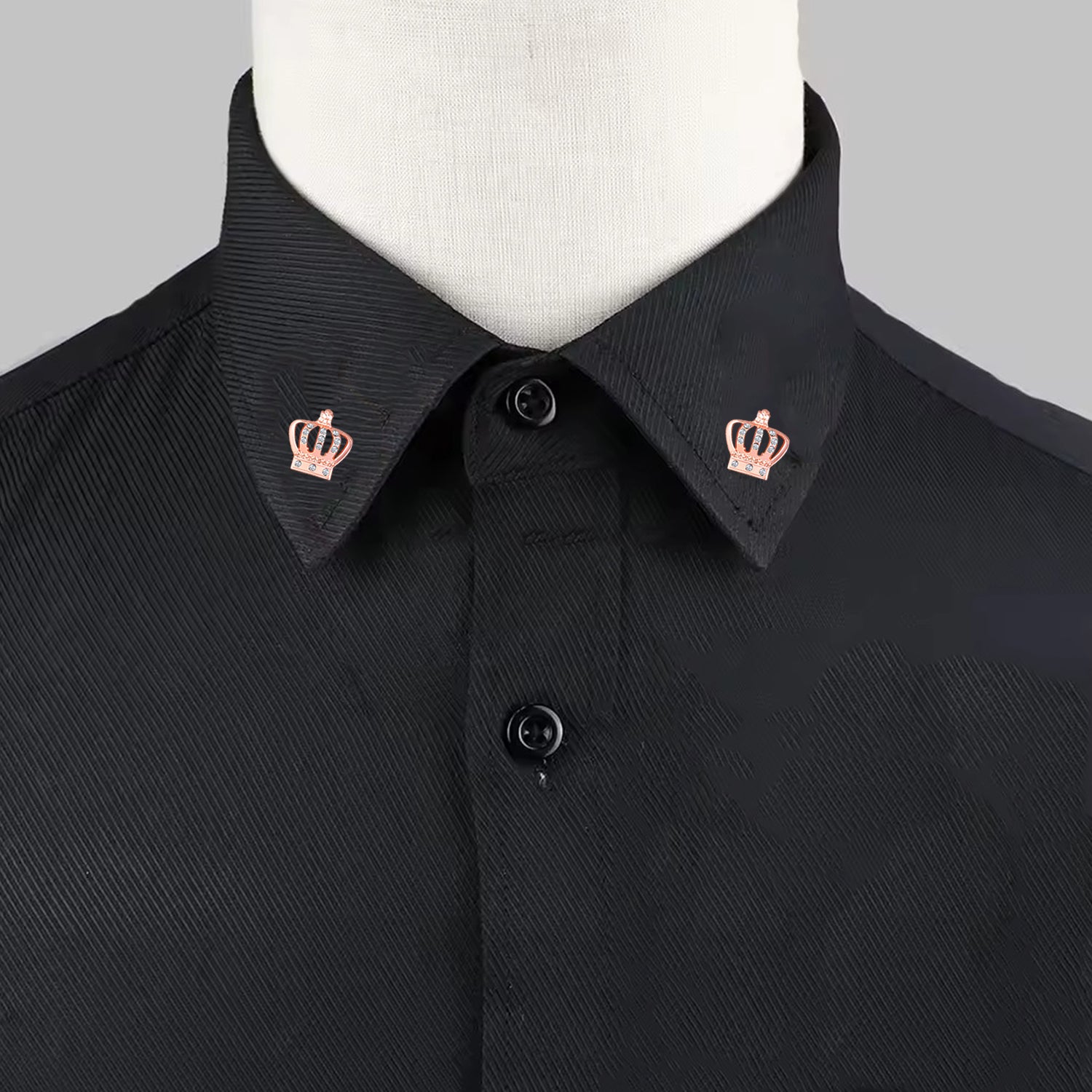 Combo of 2 Elegant Crown Brooch / Collor Pin