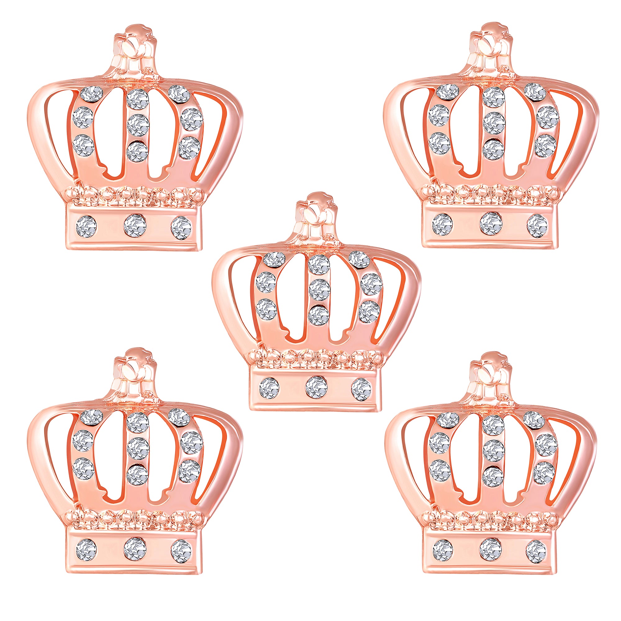 Combo of 2 Elegant Crown Brooch / Collor Pin