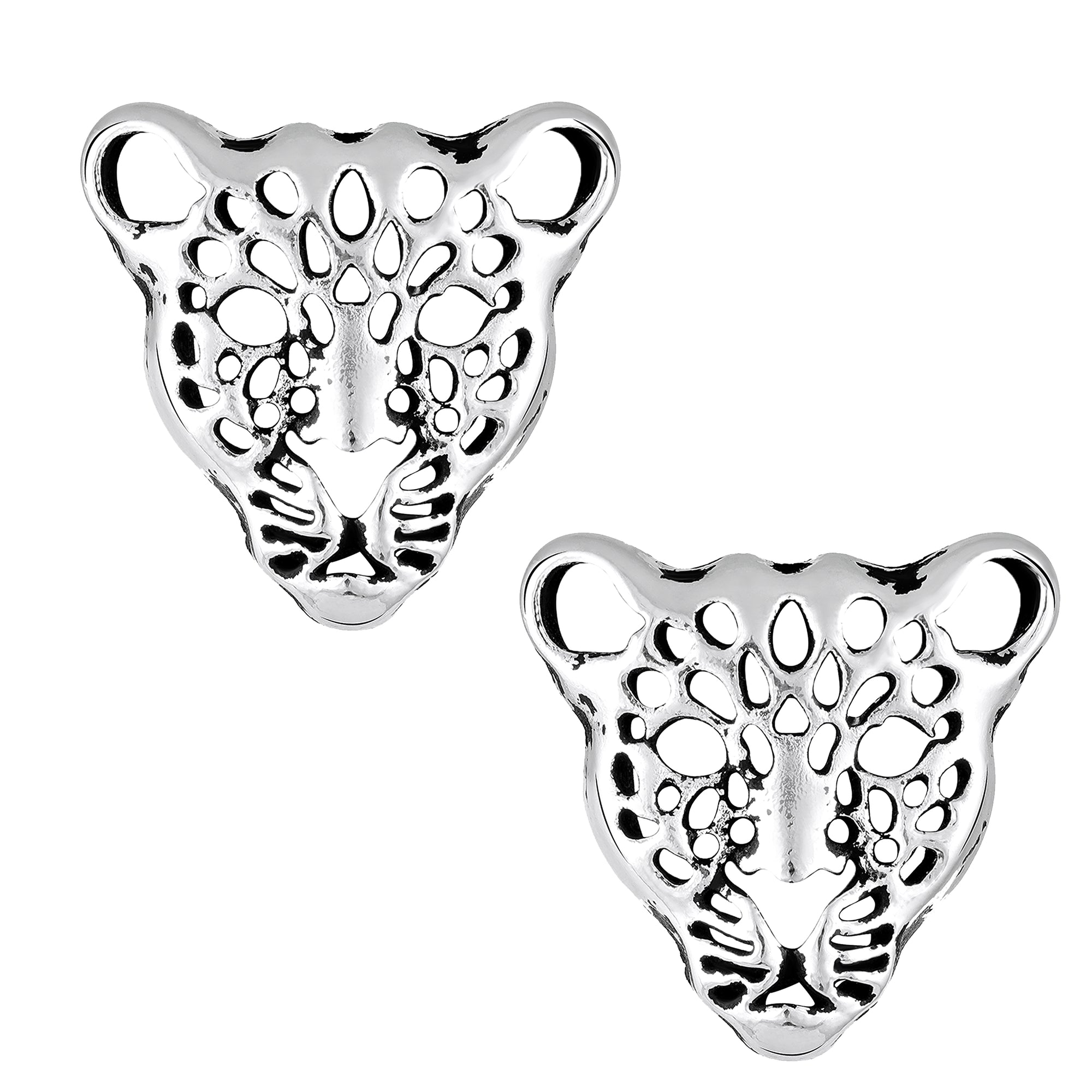 Combo of 2 Lion-Face-Shaped Brooch / Collor Pin