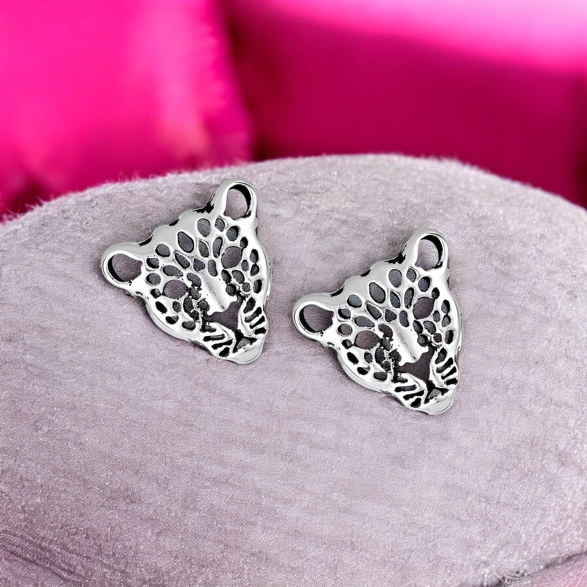 Combo of 2 Lion-Face-Shaped Brooch / Collor Pin