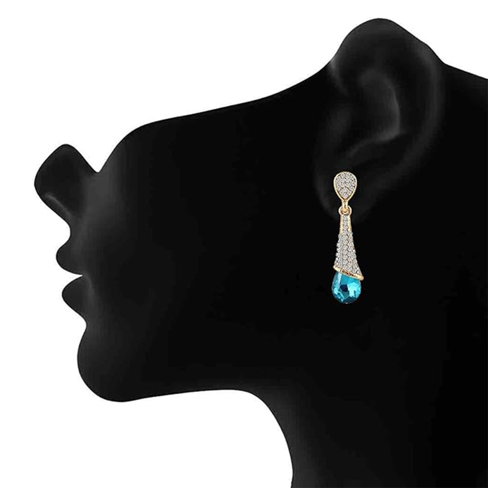 Combo of 2 Beautifully Designed Dangle Drop Earrings