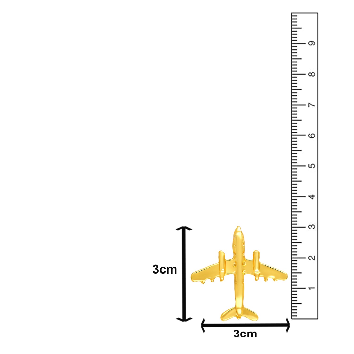 Combo of 4 Mini Aircraft Badge Coat Suit Pin