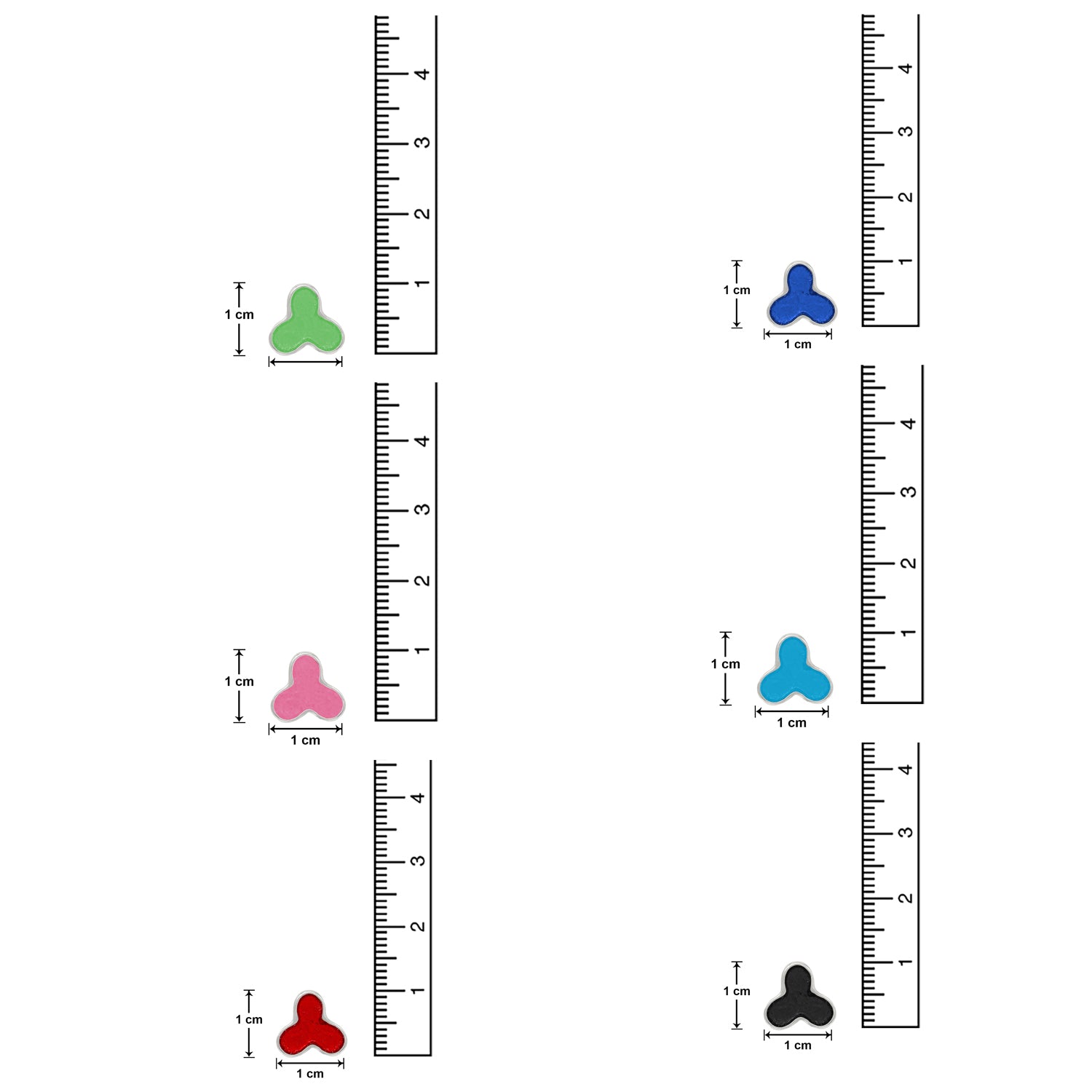 Multicolour Ethereal Studs Combo