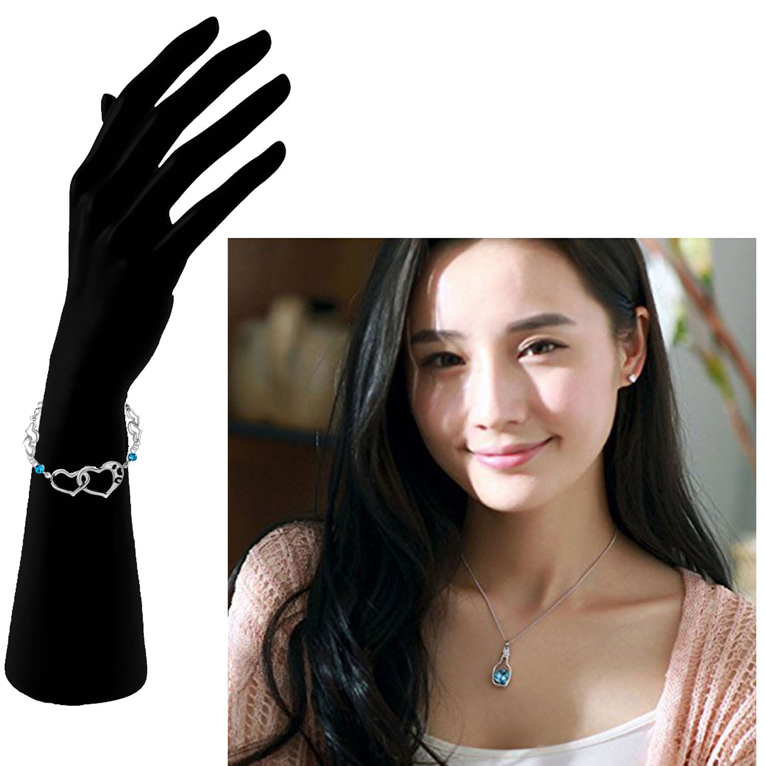 Alluring Blue Crystal Combo