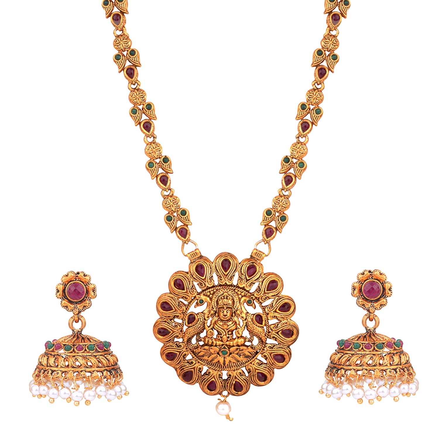 Exclusive Traditional Long Design Necklace Set