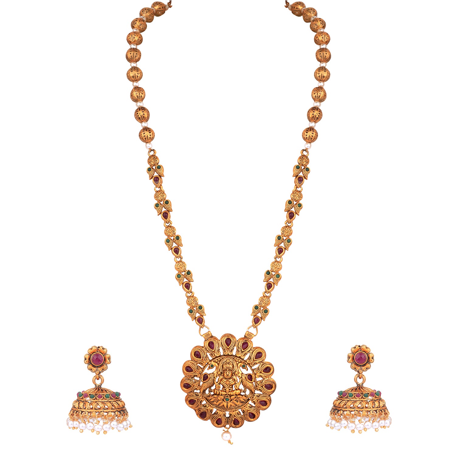 Exclusive Traditional Long Design Necklace Set