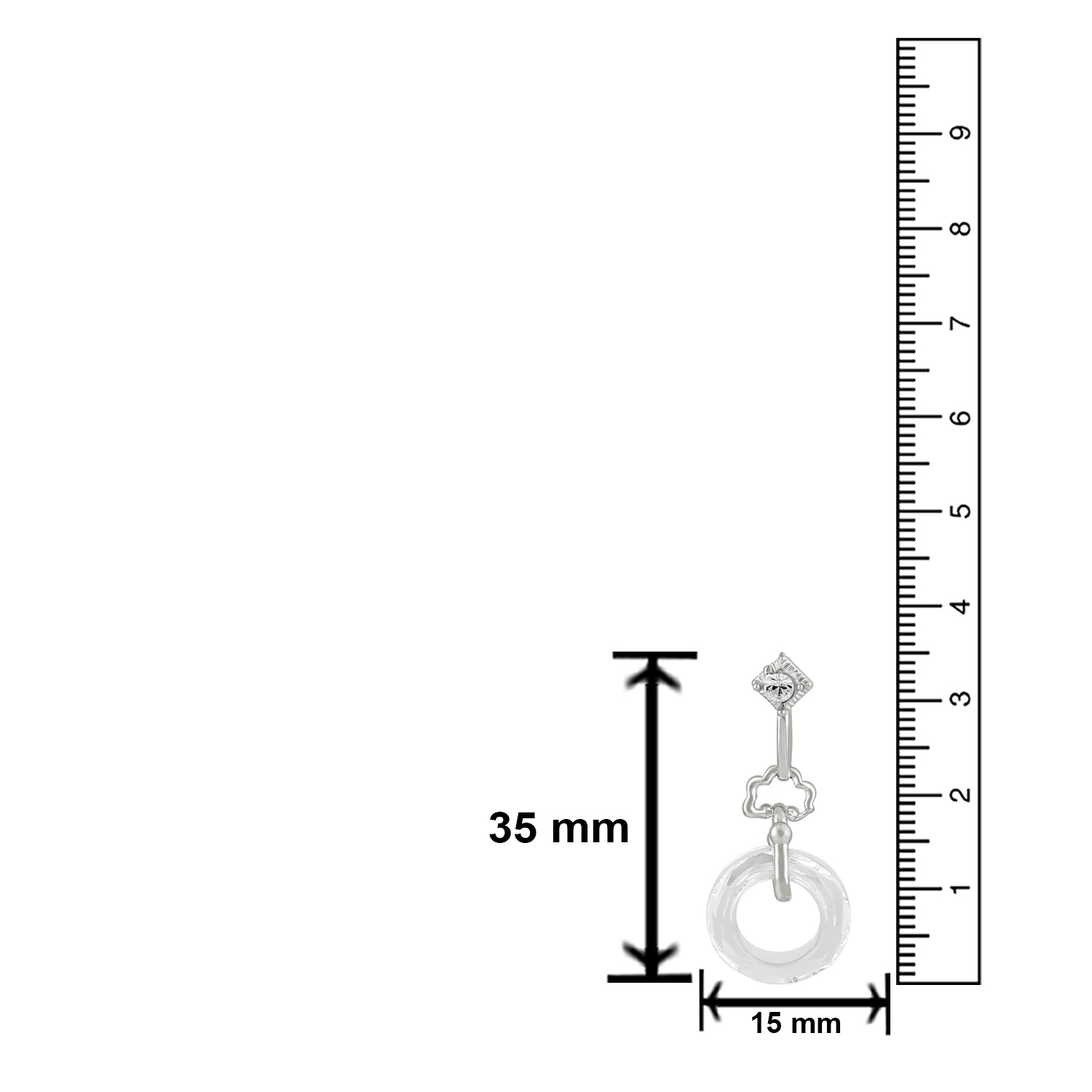 Classic Designer Cubic Zirconia earrings