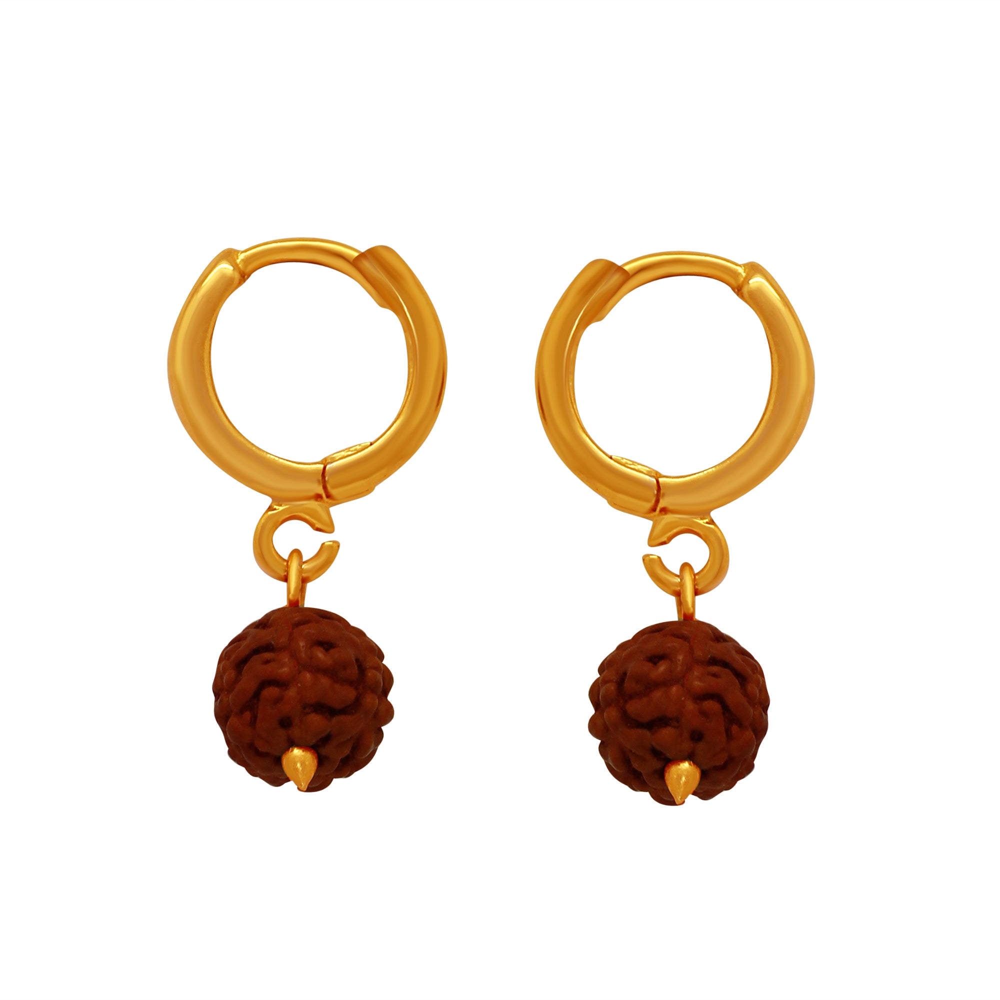 Magnificent Rudraksh Drop Earrings Pair